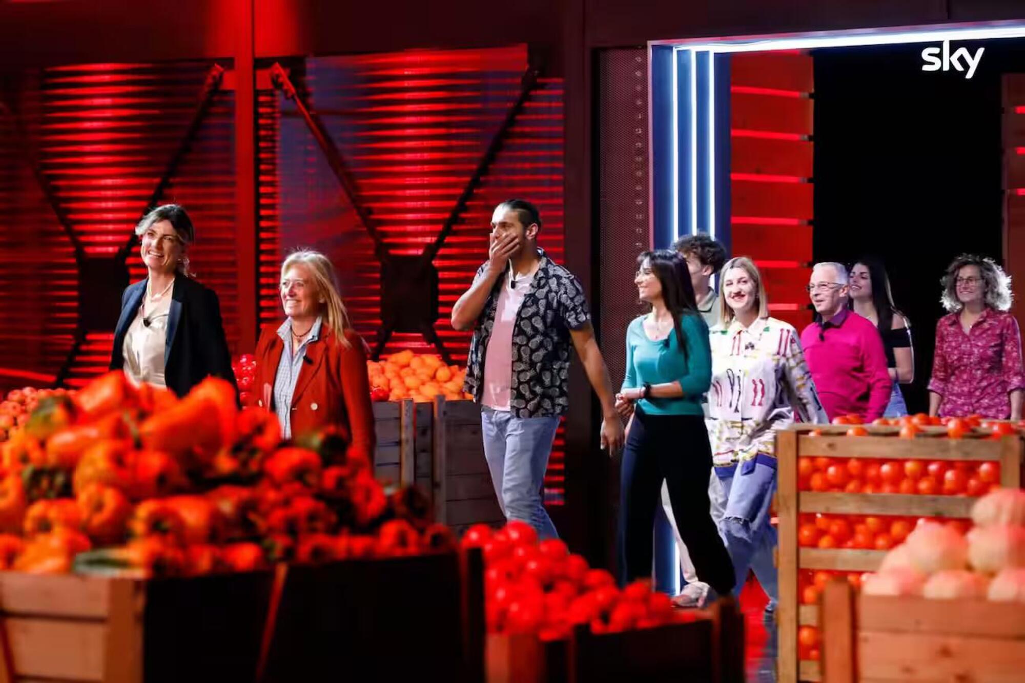 L'arrivo dei concorrenti di Masterchef 13
