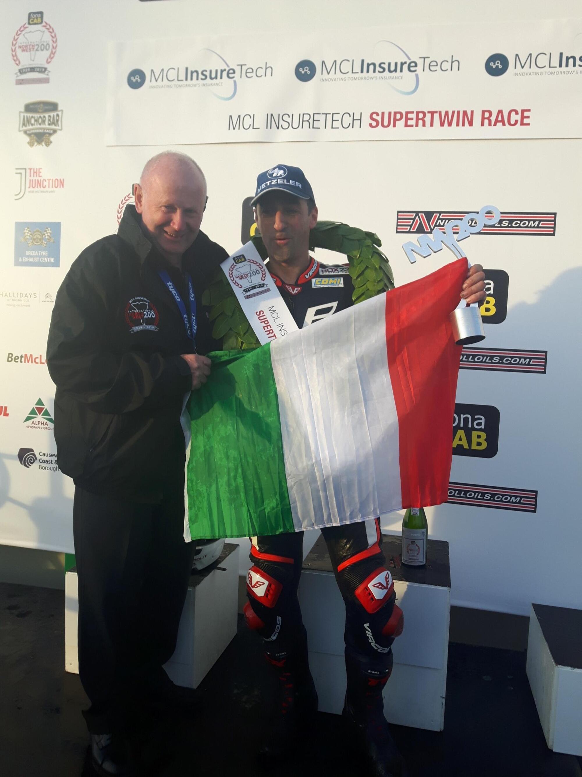 Stefano Bonetti e Mervyn Whyte, North West 200