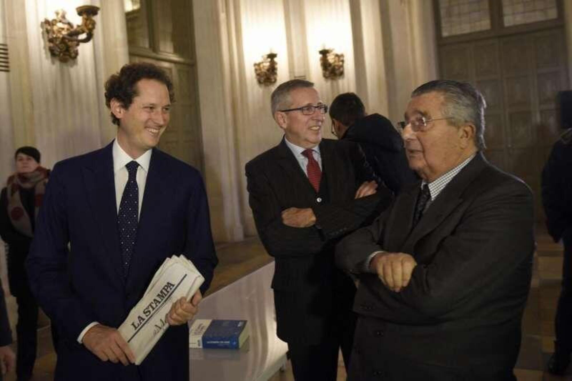 John Elkann e Carlo De Benedetti