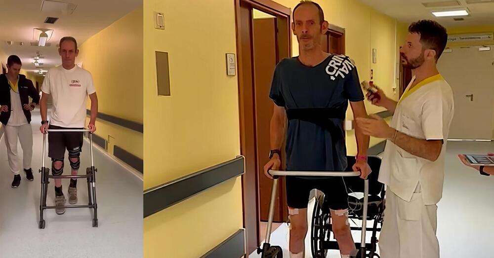 Dopo un gravissimo incidente in moto torna a camminare grazie a un neurostimolatore midollare: la storia di Paolo Baldassini, amante delle due ruote finito in carrozzina