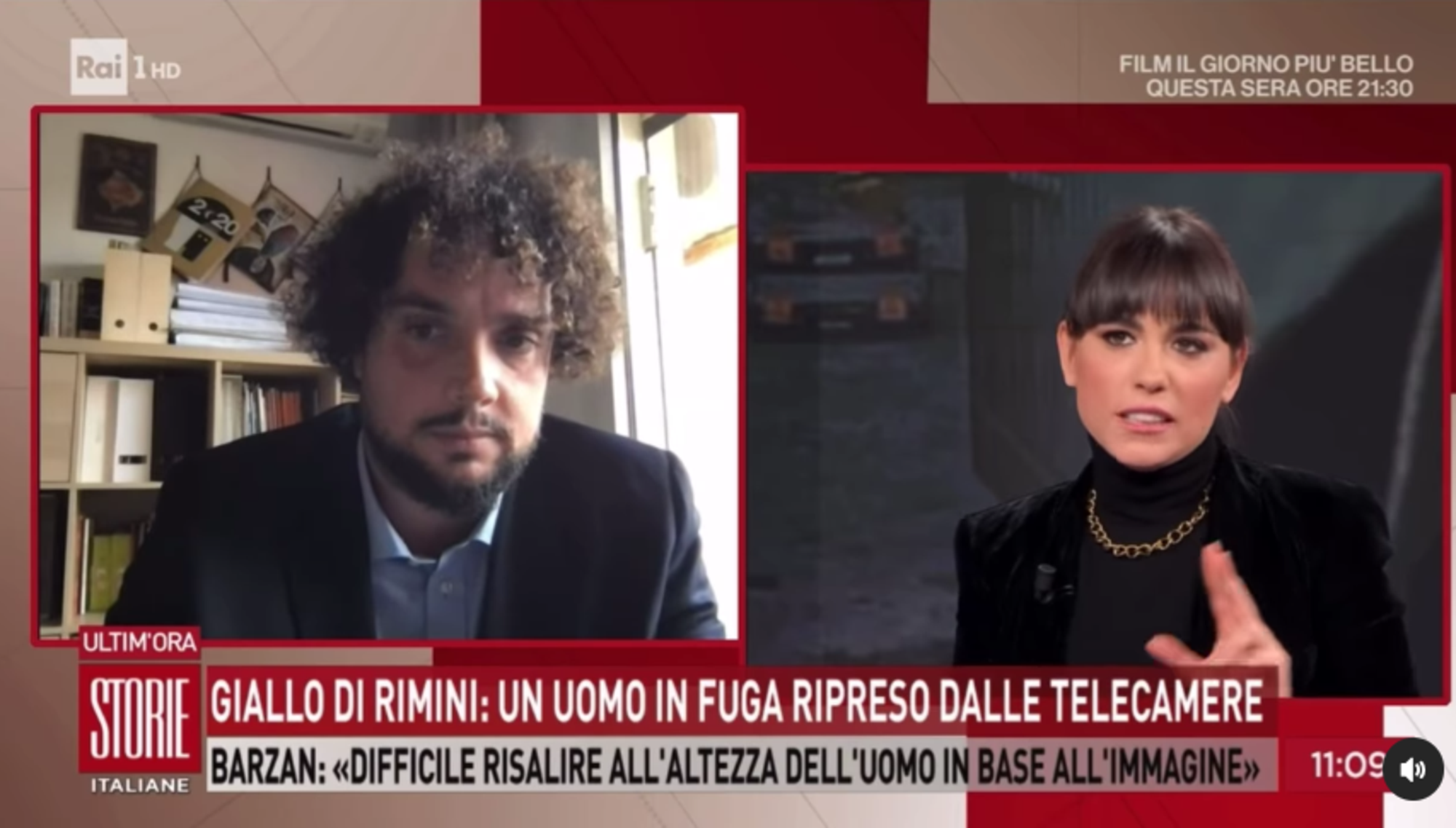 La crimonologa Anna Vagli a Storie Italiane con il criminalista Davide Barzan