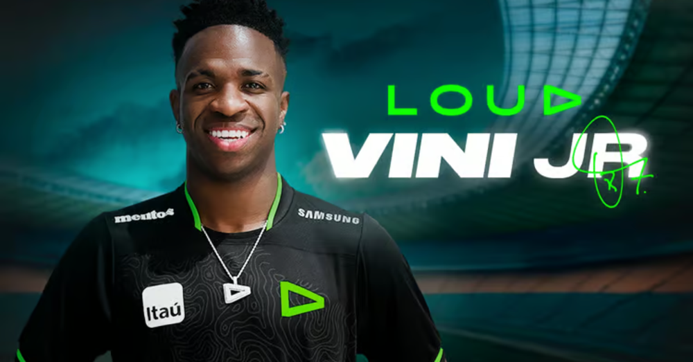 Ma che caz*o ci fa Vinicius Jr. del Real Madrid con il team di gaming Loud (Esport)? 