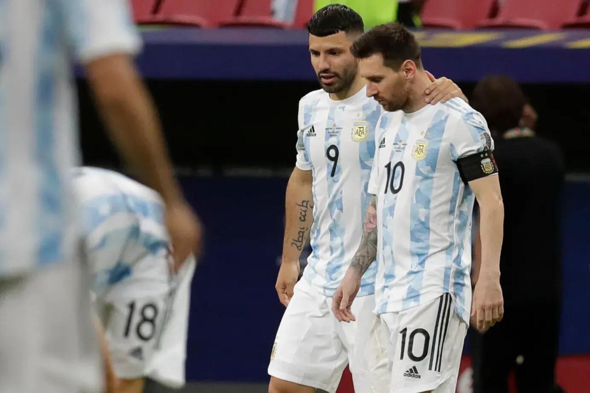 Sergio Aguero e Lionel Messi