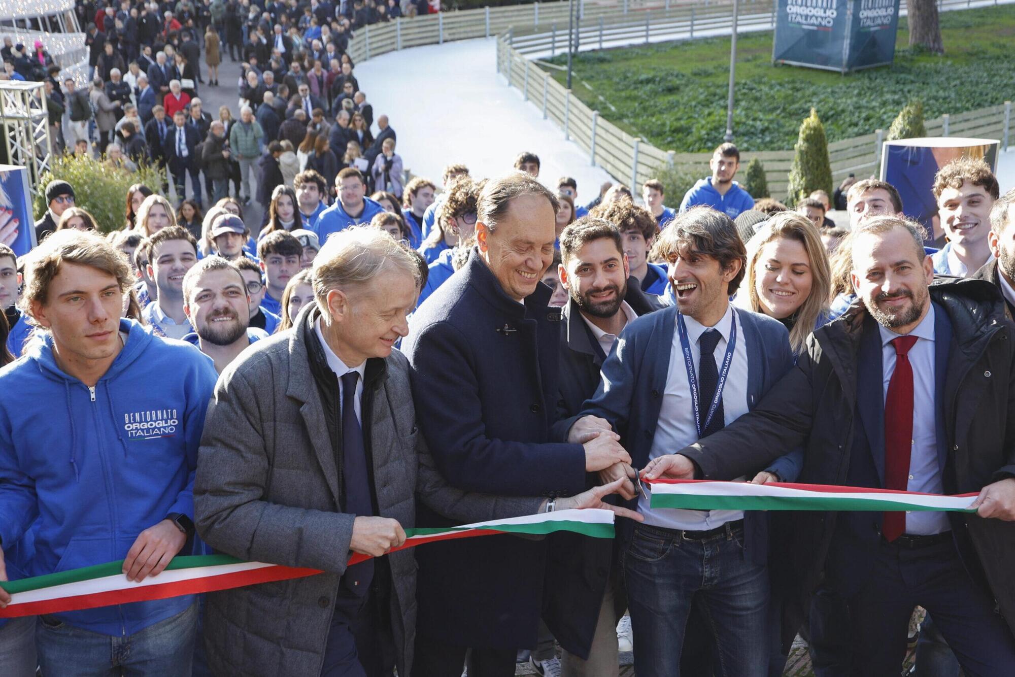 L&#039;inaugurazione della festa di Atreju 2023 a Roma