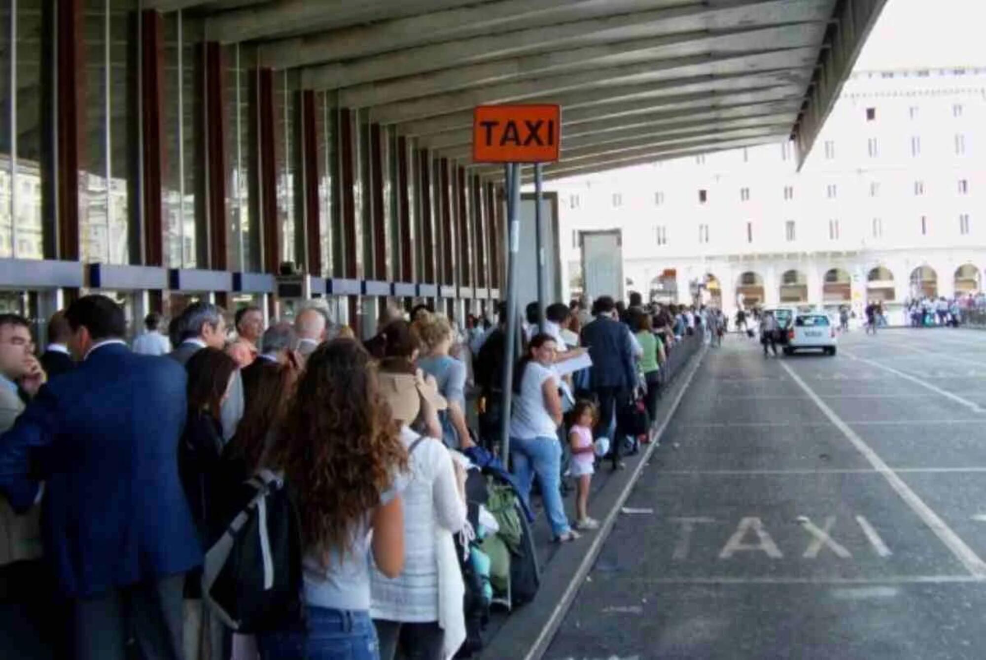 Fila per taxi