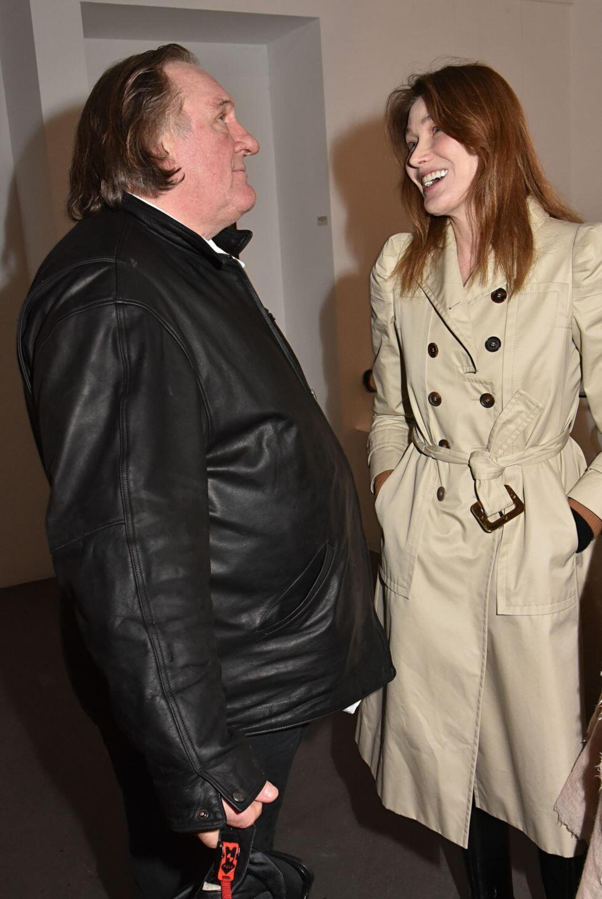 Gerard Depardieu e Carla Bruni 