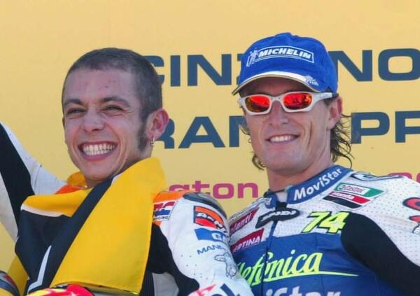 No, non come Pecco Bagnaia: il retroscena su Valentino Rossi che poteva vedere i dati di Sete Gibernau