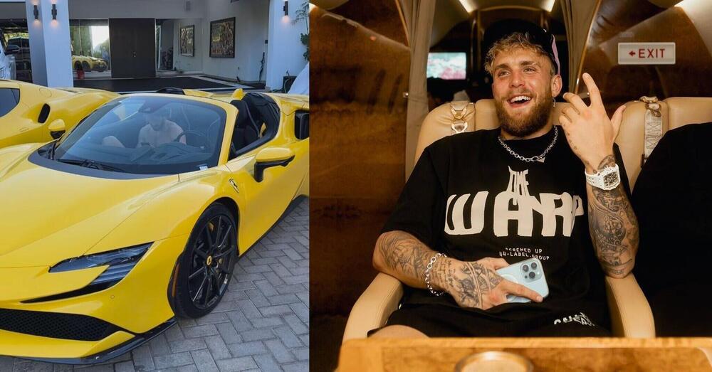 Lo youtuber (e fighter) Jake Paul si regala la seconda Ferrari in pochi mesi: ecco la sua collezione di supercar