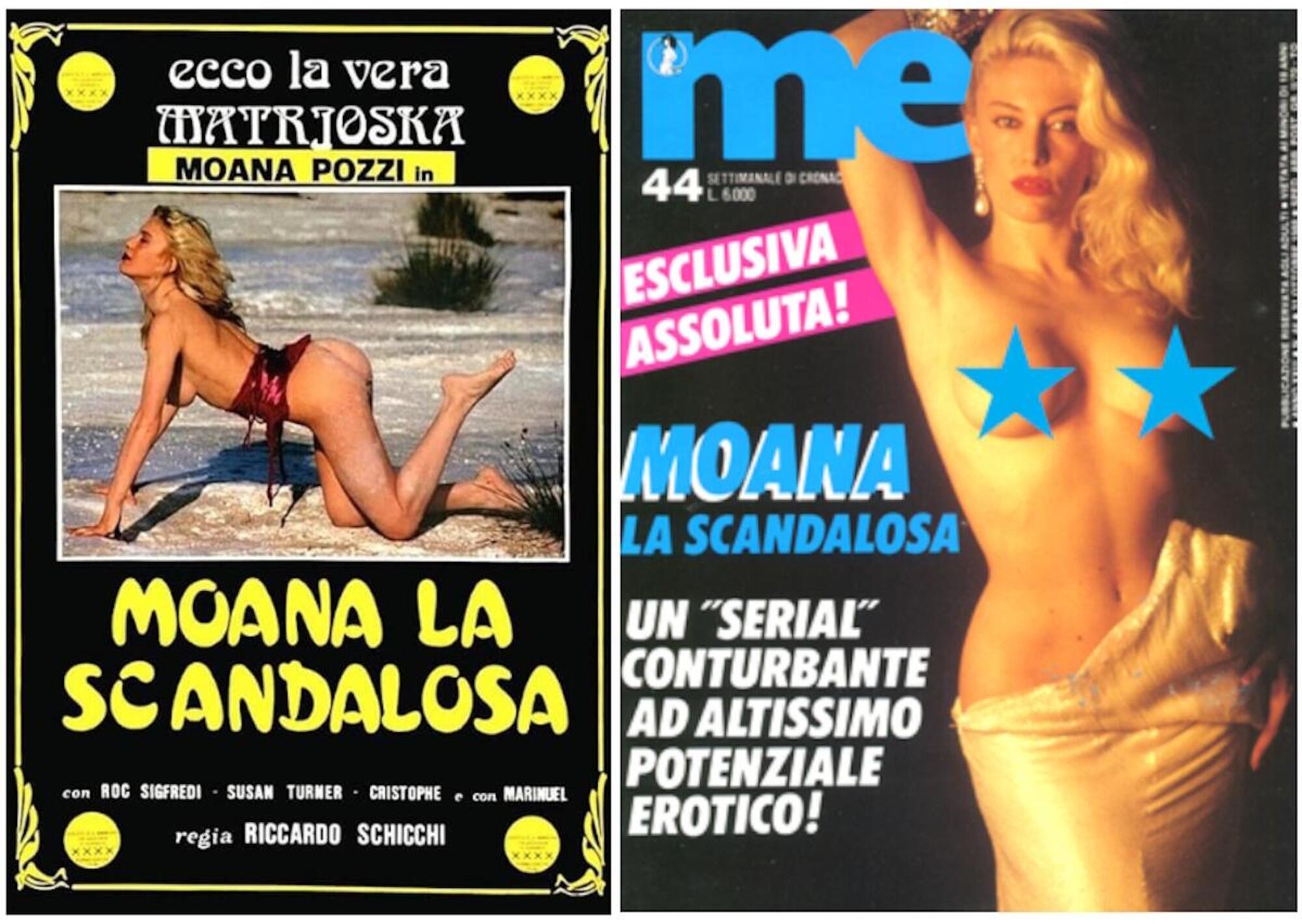 Moana Pozzi rivista La Scandalosa