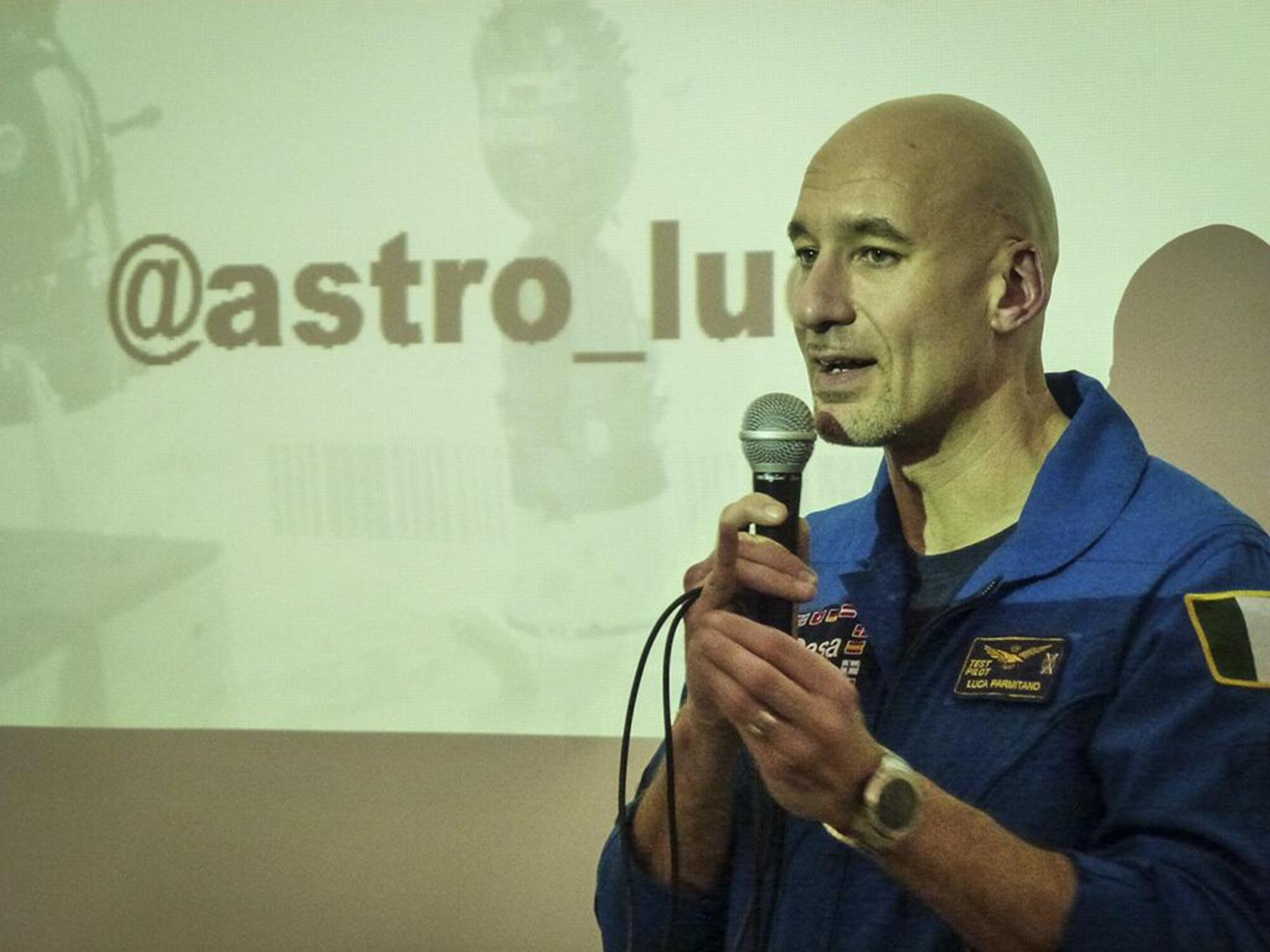 L'astronauta Luca Parmitano