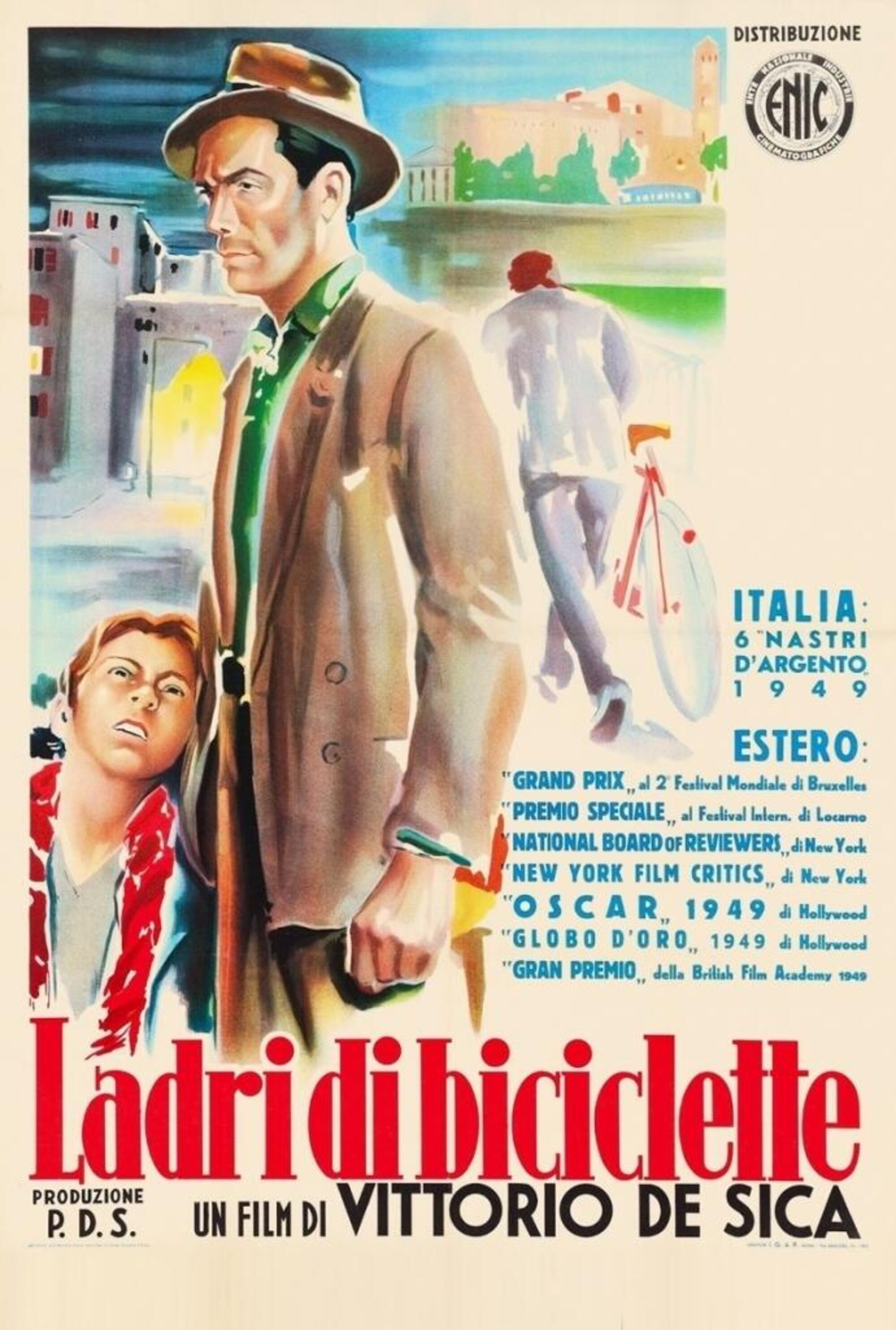 La locandina di &ldquo;Ladri di biciclette&rdquo;