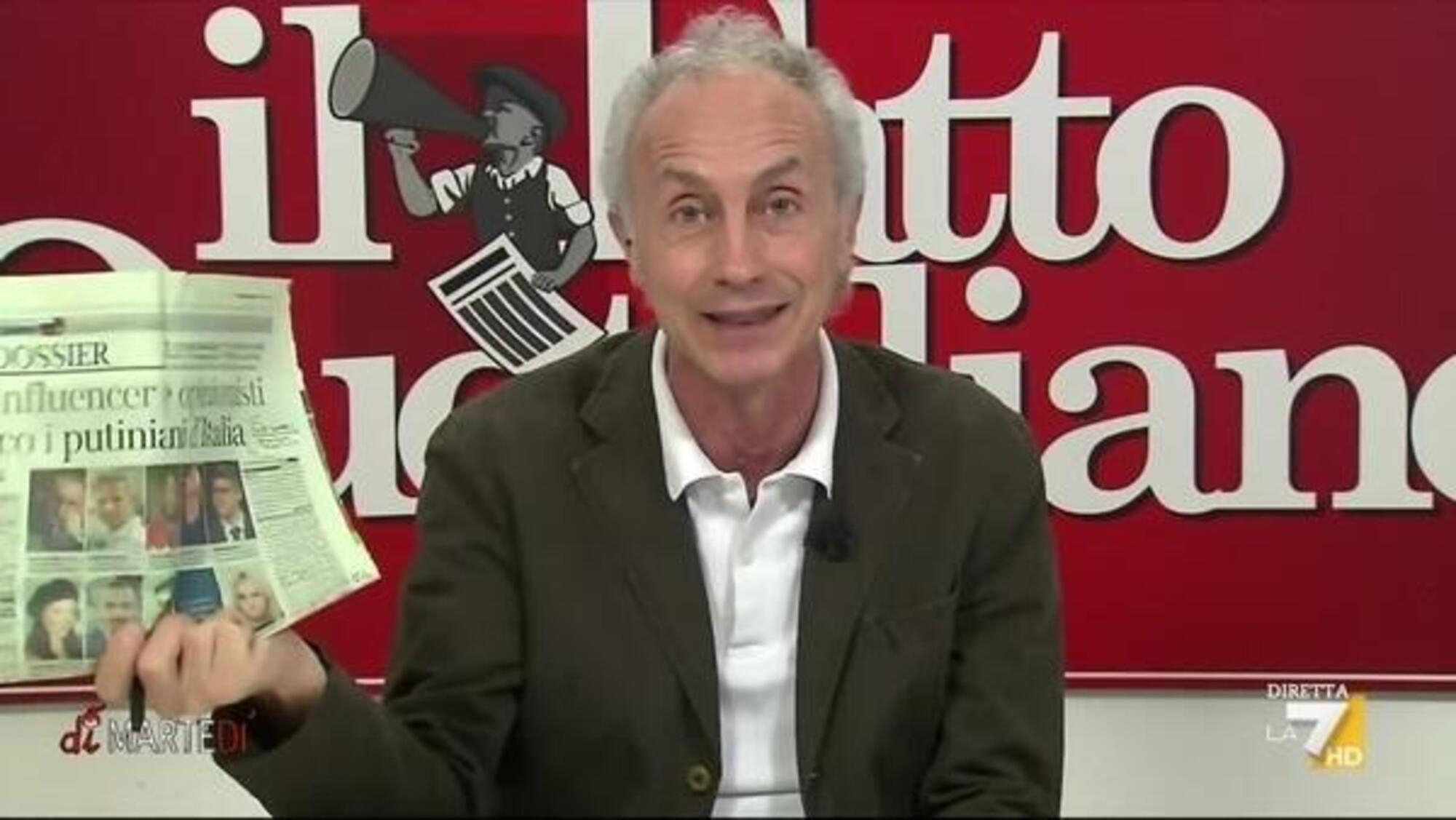 Il direttore del Fatto, Marco Travaglio