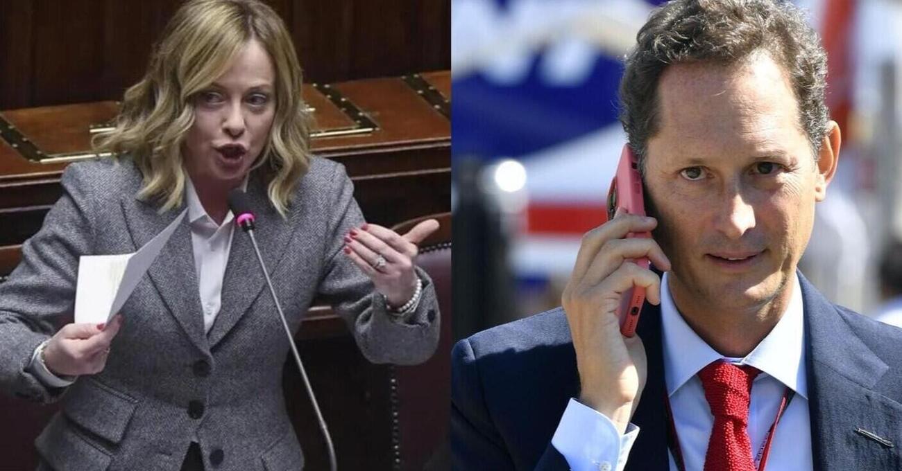 Meloni contro Agnelli e Elkann: &ldquo;Fiat ai francesi, Stellantis produca auto in Italia&rdquo;. E La Verit&agrave; rivela: &ldquo;Ignorato l&rsquo;allarme del Copasir su Fca e Peugeot&rdquo;