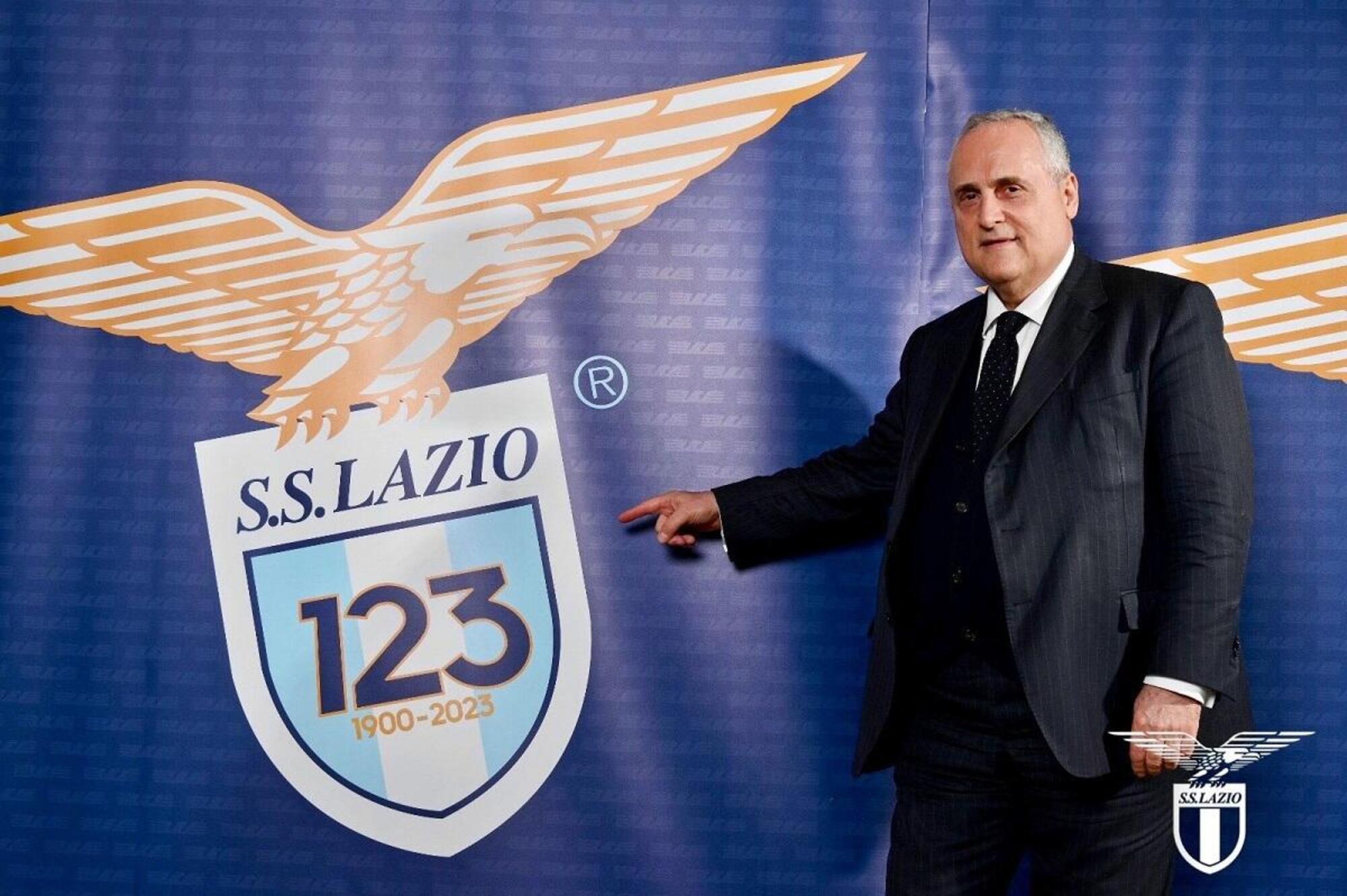 Il presidente della Lazio, Claudio Lotito