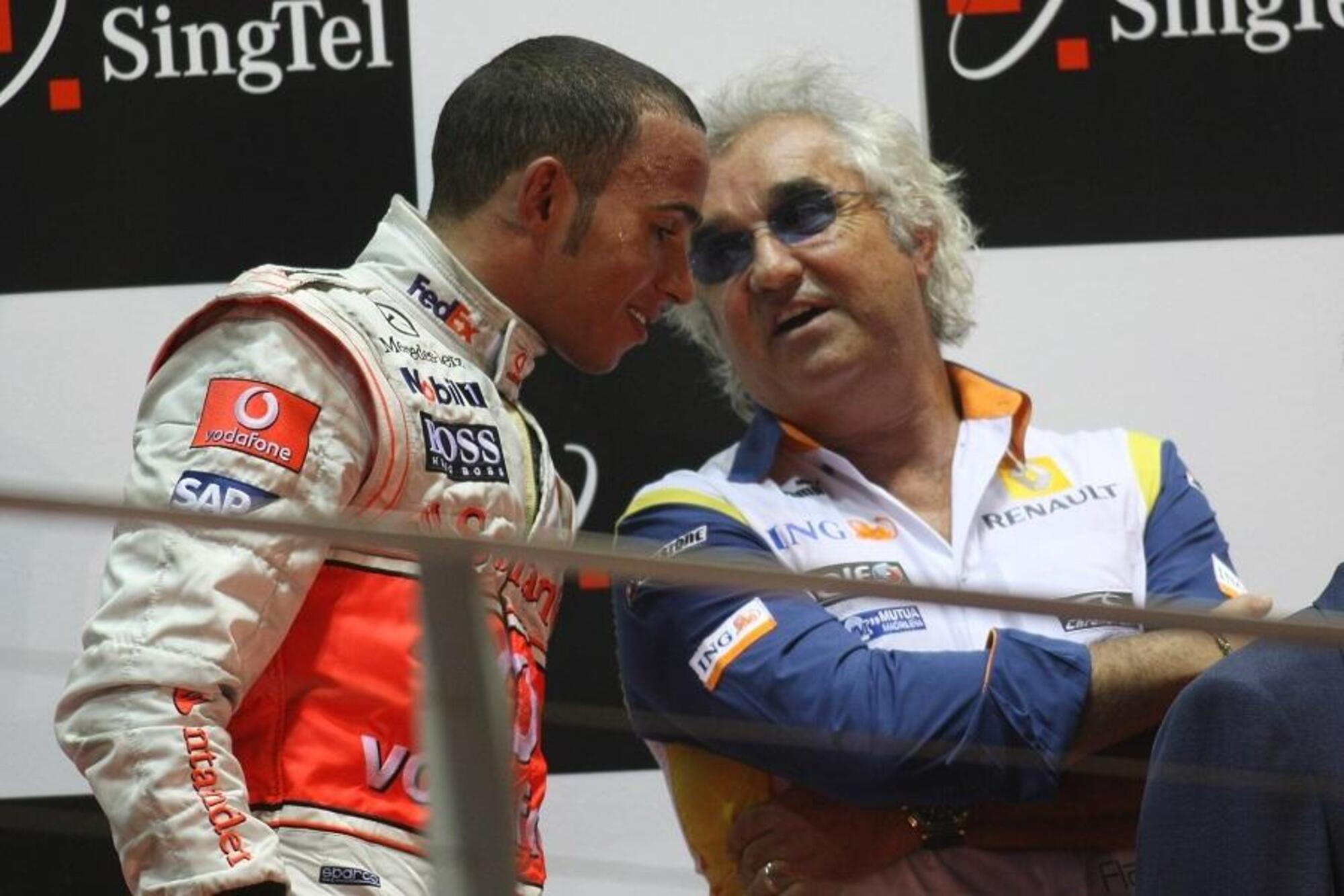 Lewis Hamilton Flavio Briatore