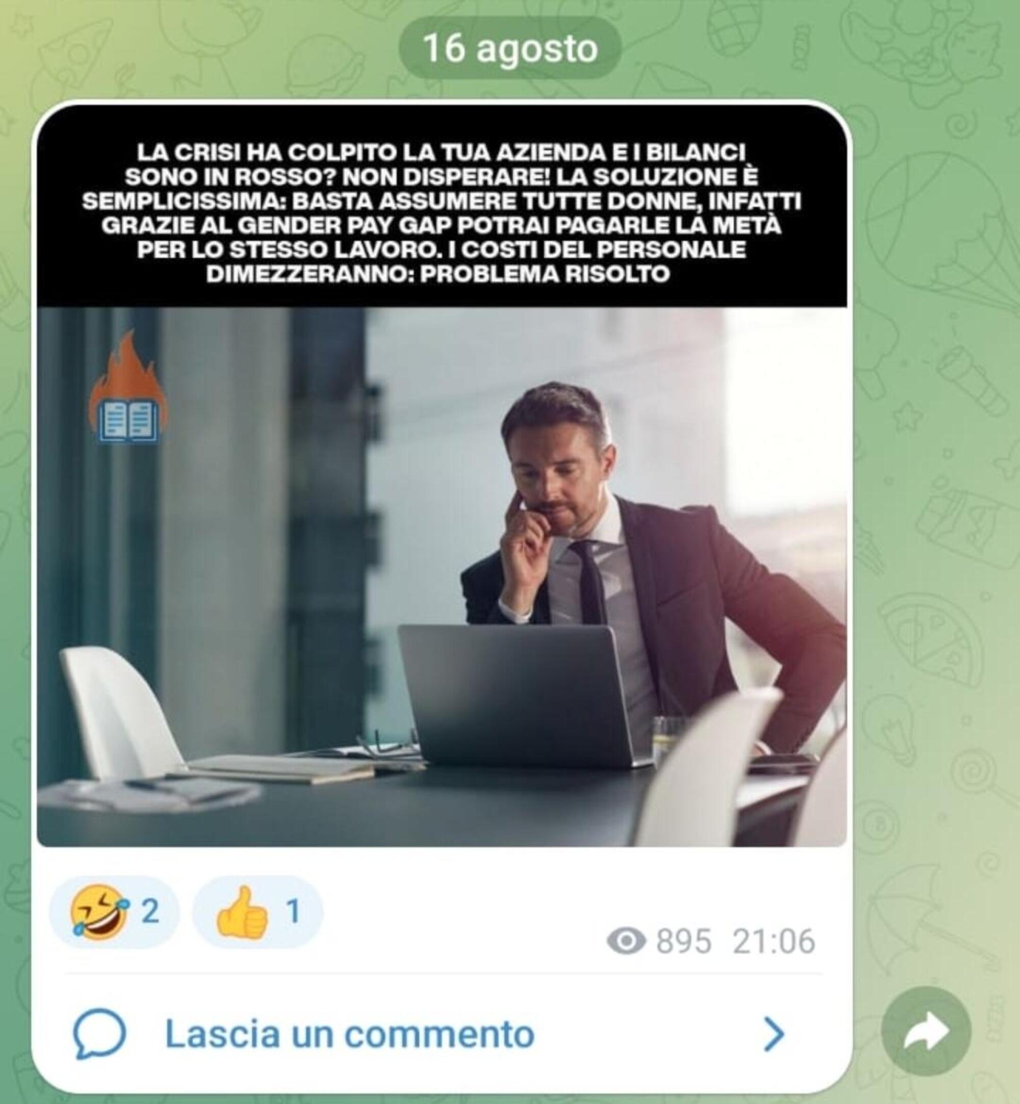 La bibbia della misoginia telegram