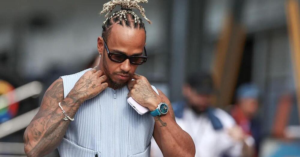 Con Ferrari per Lewis Hamilton arrivano anche i Richard Mille: cambio di orologi per il re della moda in Formula 1