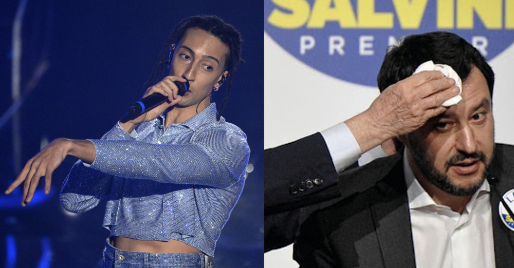 Sanremo 2024, Ghali con &ldquo;L&rsquo;italiano&rdquo; di Cutugno ma canta in arabo. Un messaggio per Salvini? E chi ricorda la lite del 2021 durante il derby Milan-Inter? 