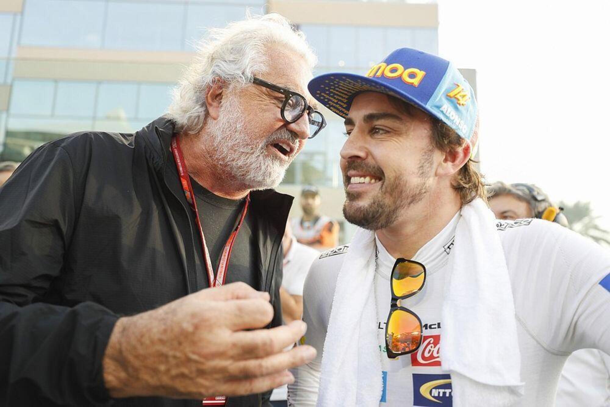 Flavio Briatore e Fernando Alonso