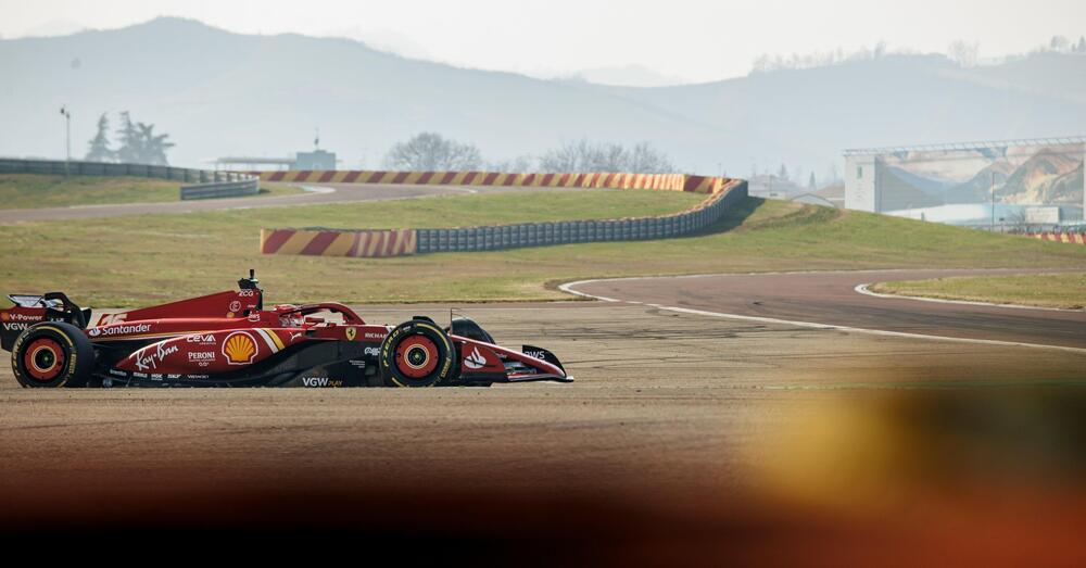 Il primo giorno in pista della Ferrari SF-24 a Fiorano: bagno di tifosi e prime impressioni