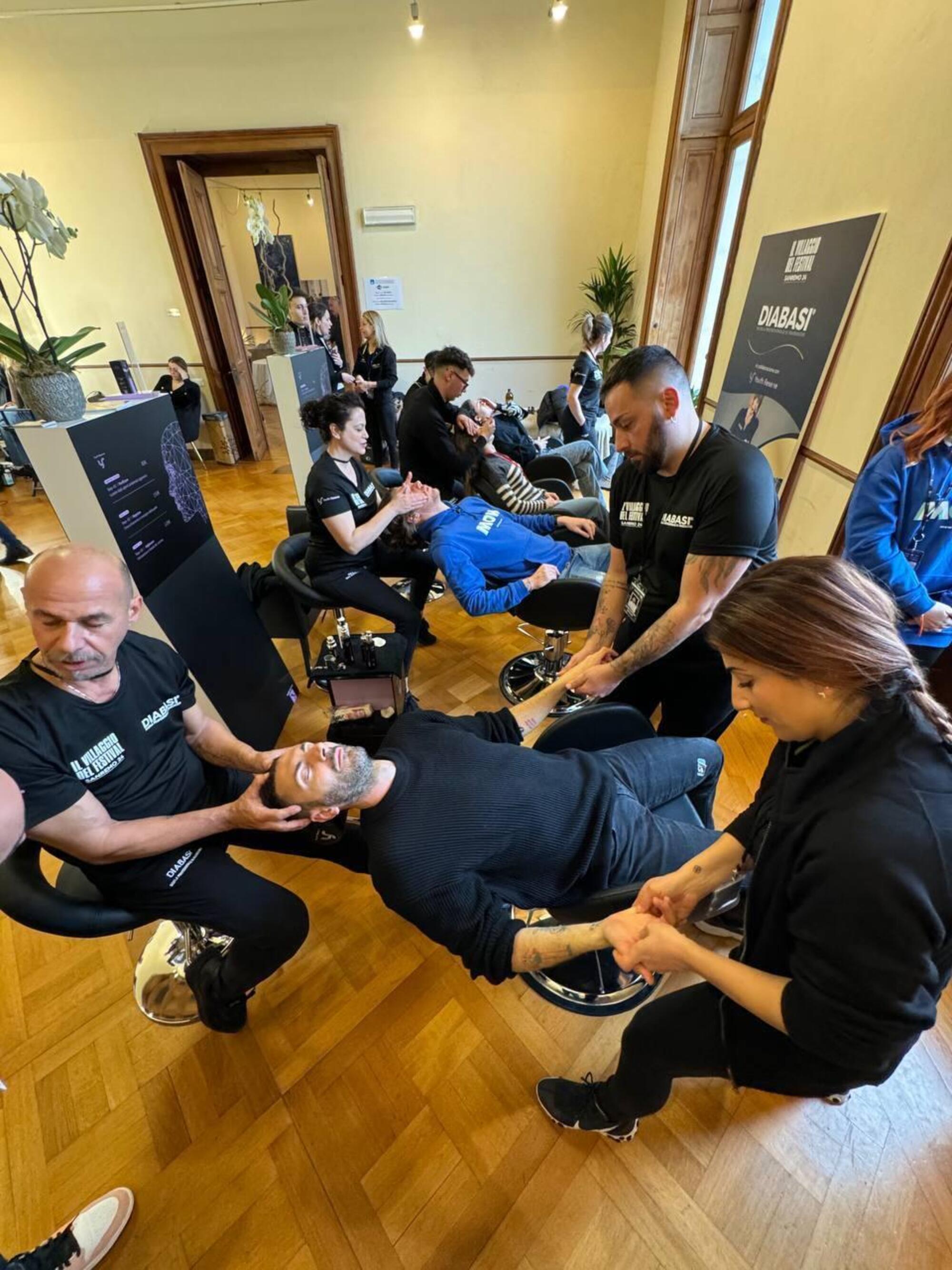 Momento relax con i massaggi di Diabasi