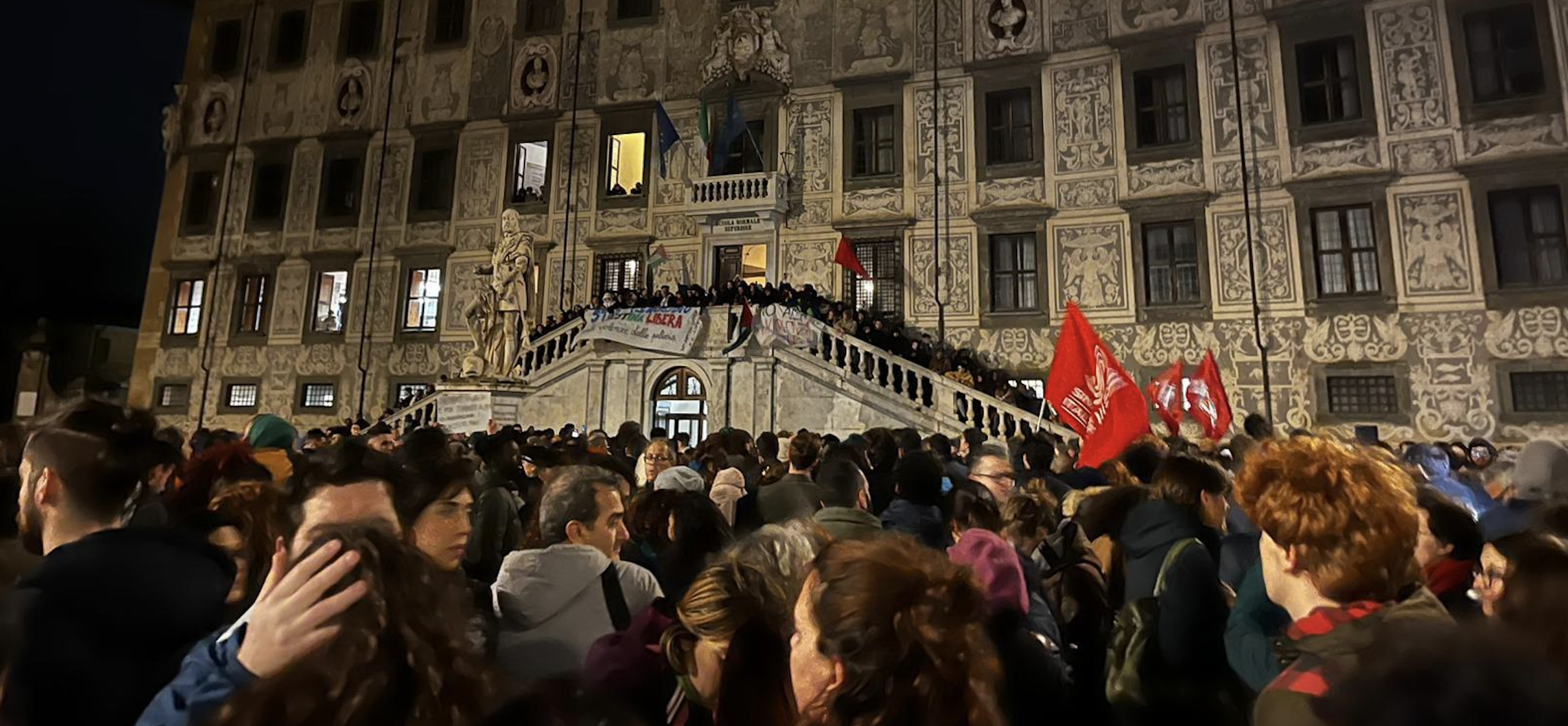 pro palestina a pisa