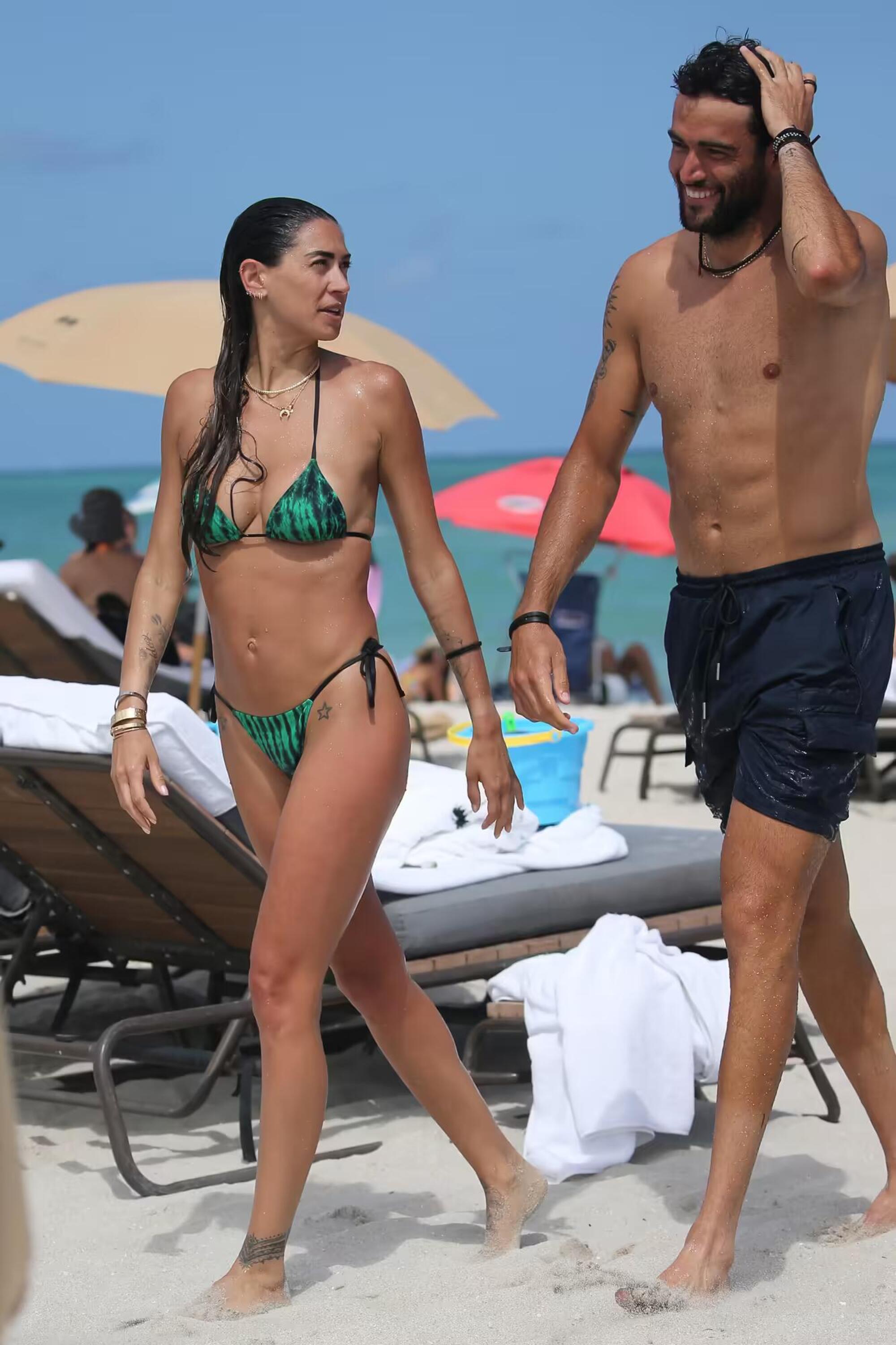 Melissa Satta e Matteo Berrettini