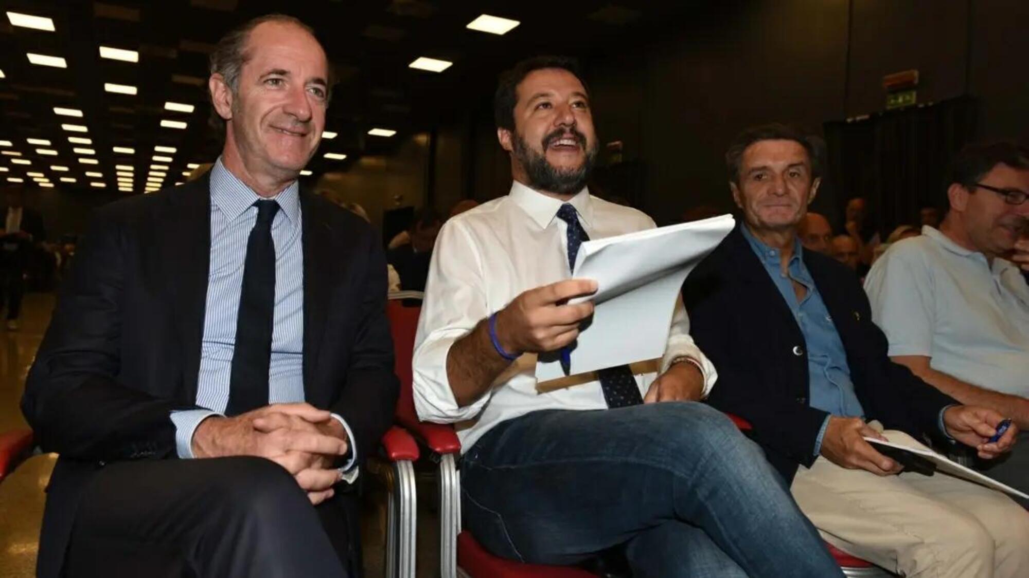 Luca Zaia e Matteo Salvini