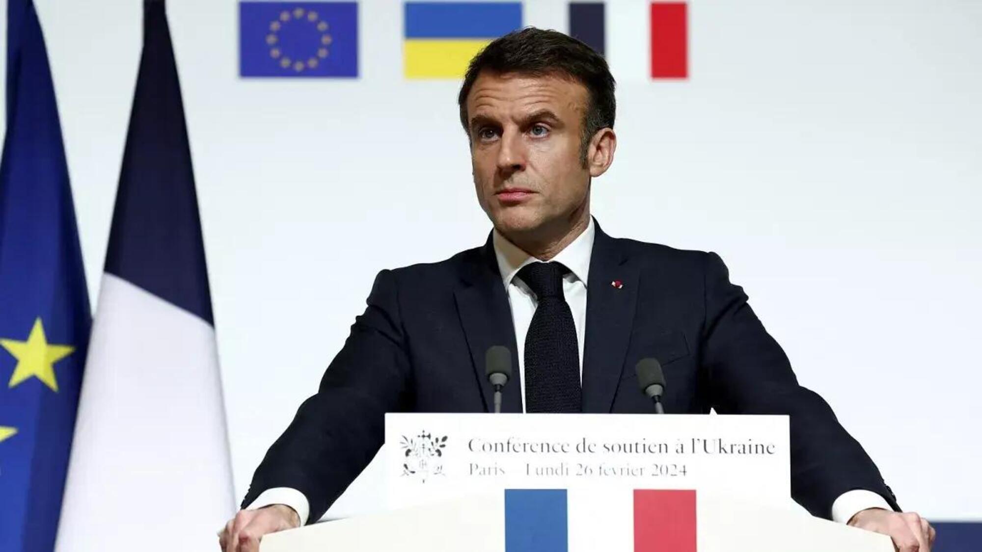 Il presidente Emmanuel Macron