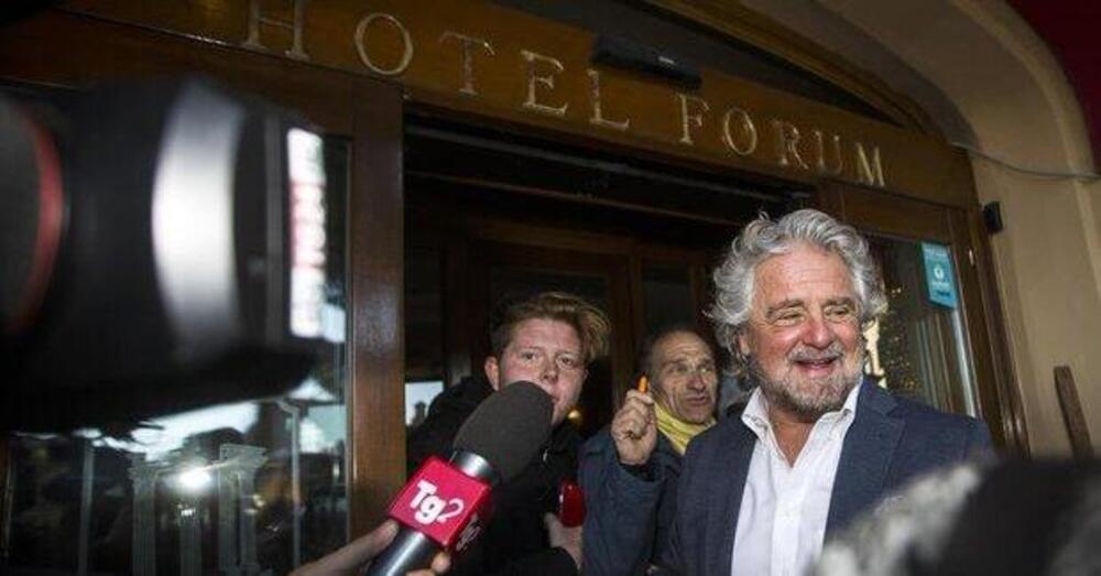 Siamo andati a mangiare all&rsquo;Hotel Forum, quartier generale di Beppe Grillo e del Marchese di Alberto Sordi: fra linguine ai gamberi e un semifreddo pannoso: loro so&rsquo; loro e noi non siamo un caz*o?