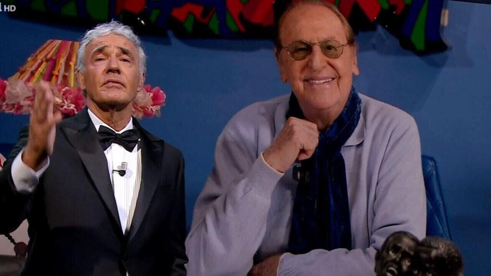 Massimo Giletti e Renzo Arbore