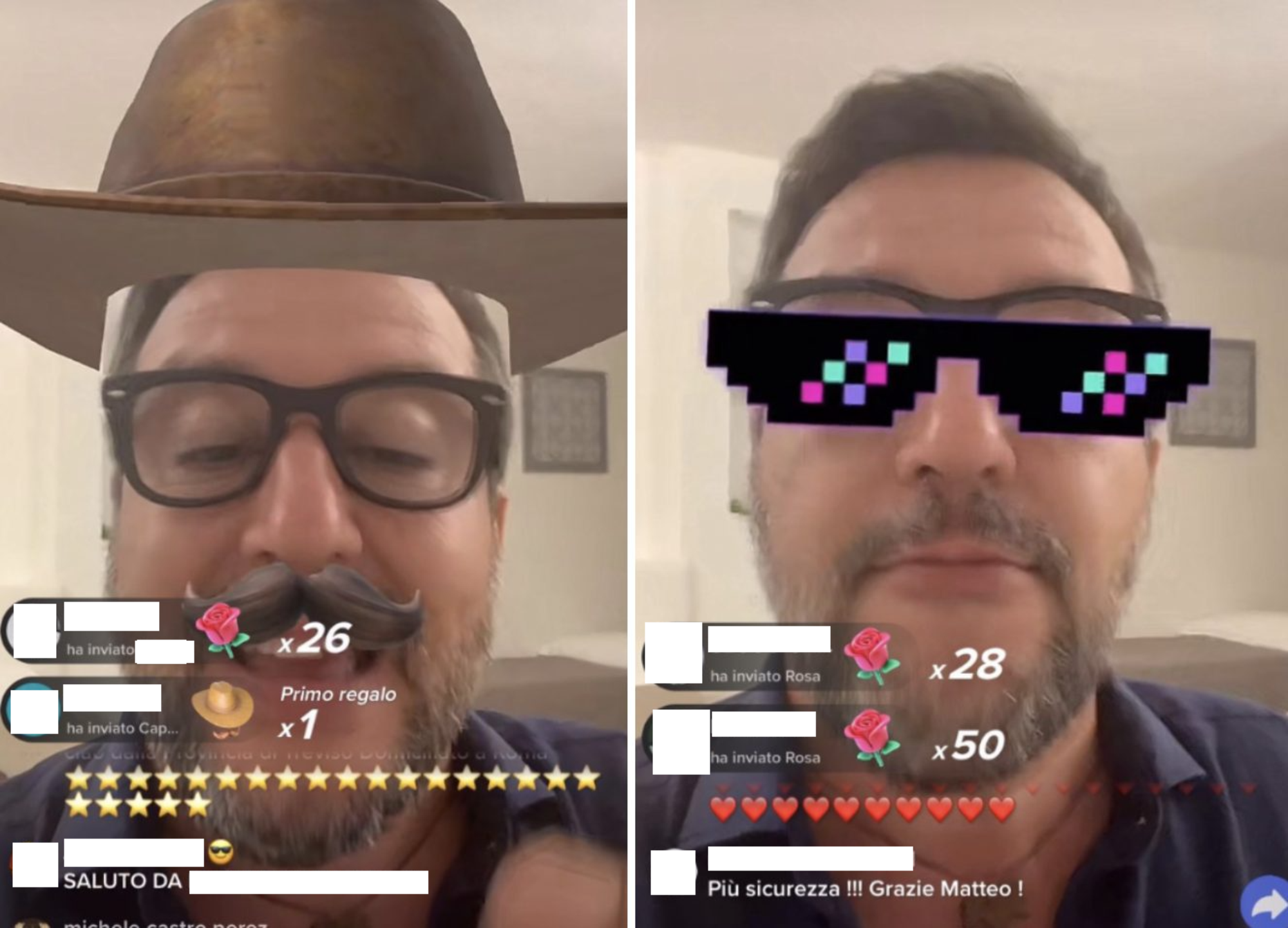 Matteo Salvini su TikTok