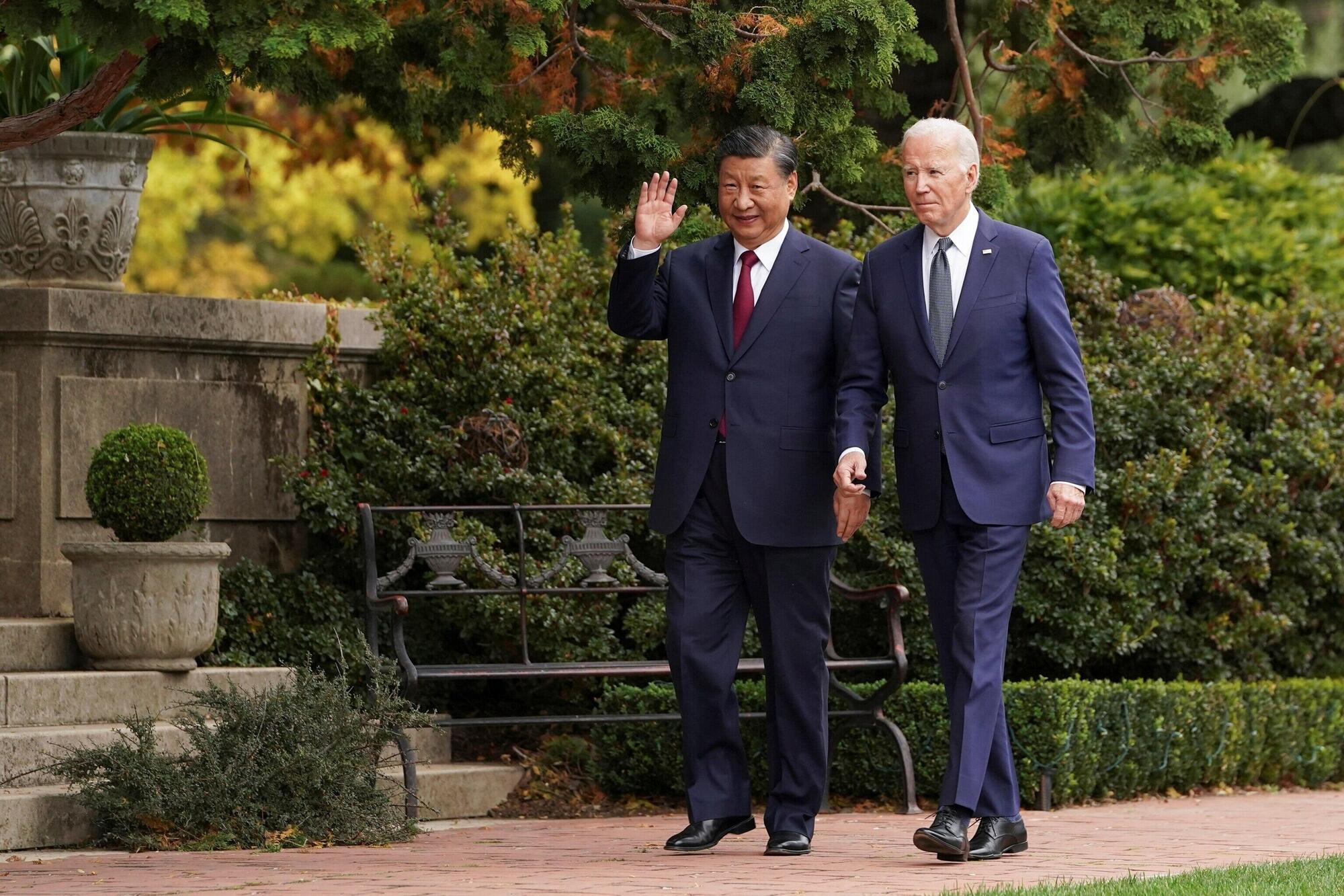 Xi Jinping e Joe Biden