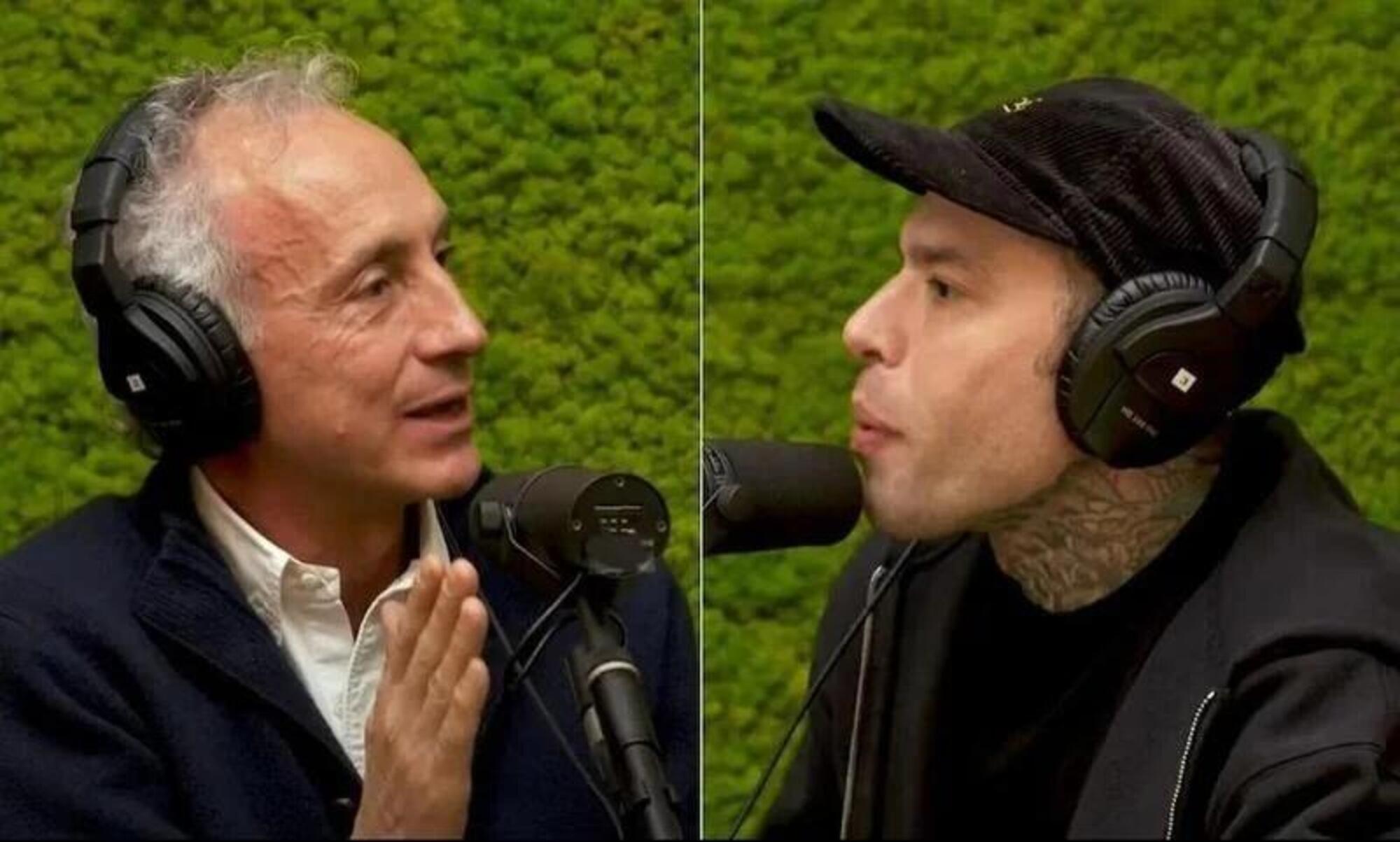 Marco Travaglio e Fedez a Muschio Selvaggio