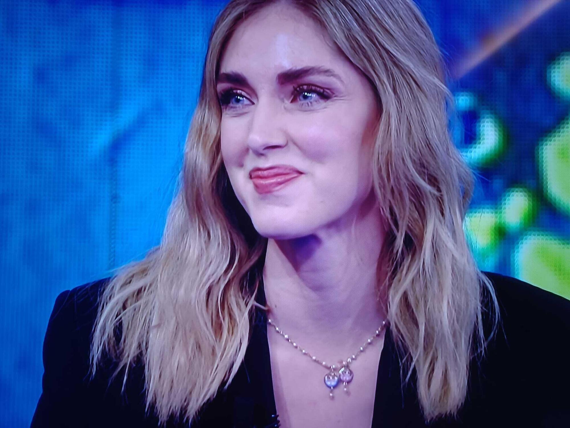 Chiara Ferragni a Che tempo che fa