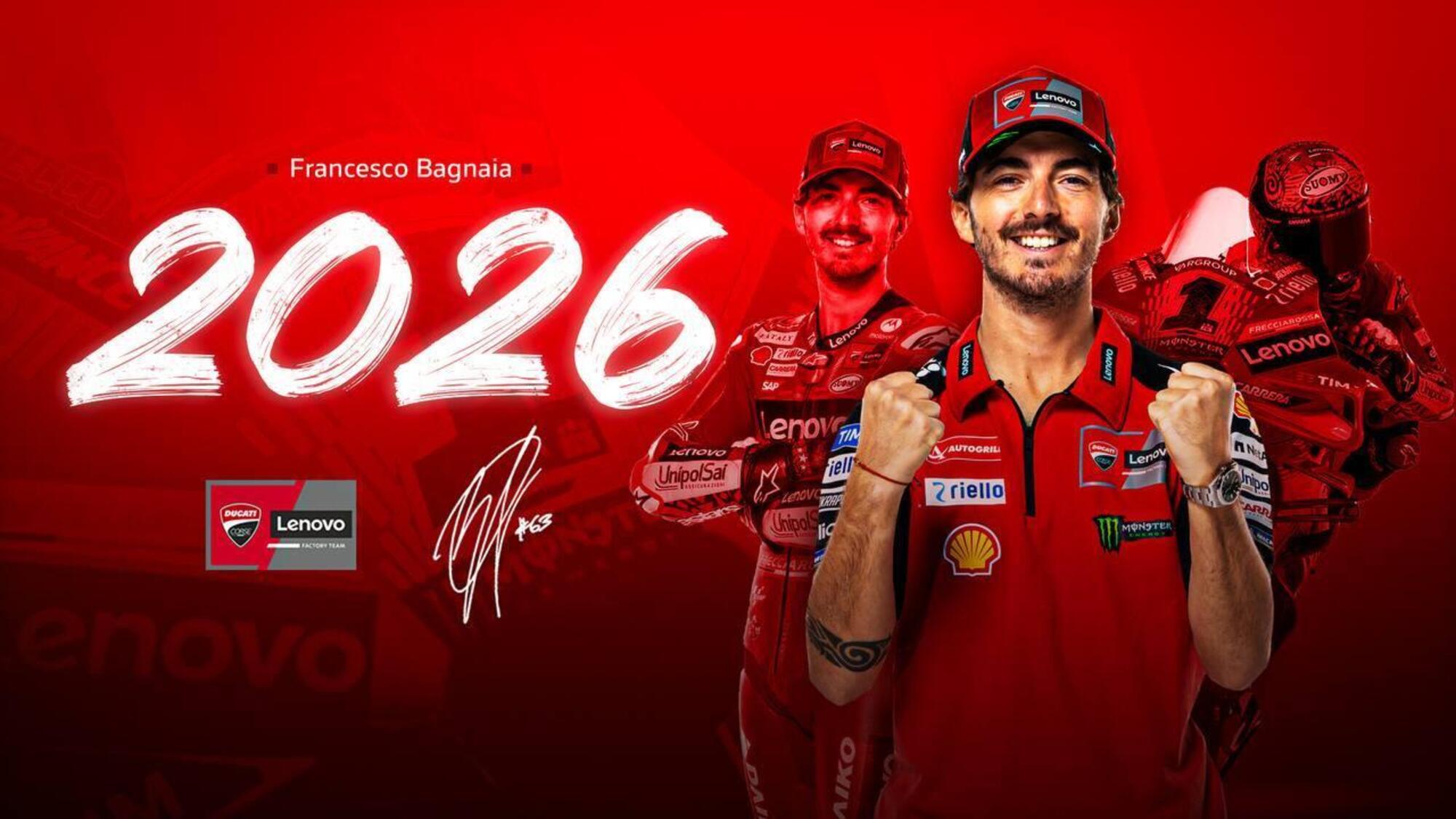 Pecco Bagnaia rinnovo contrattuale 2026