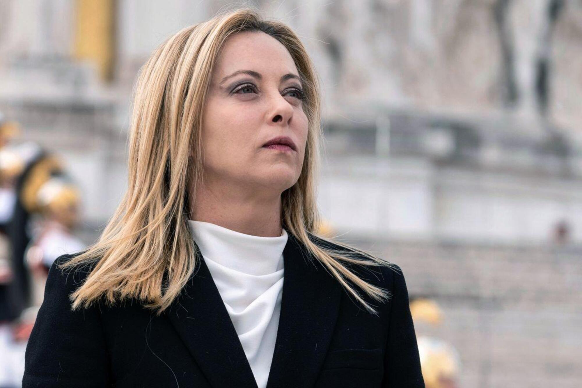 La presidente del consiglio Giorgia Meloni