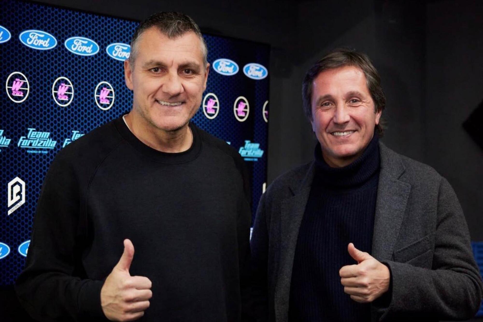 Bobo Vieri e Bernardo Corradi