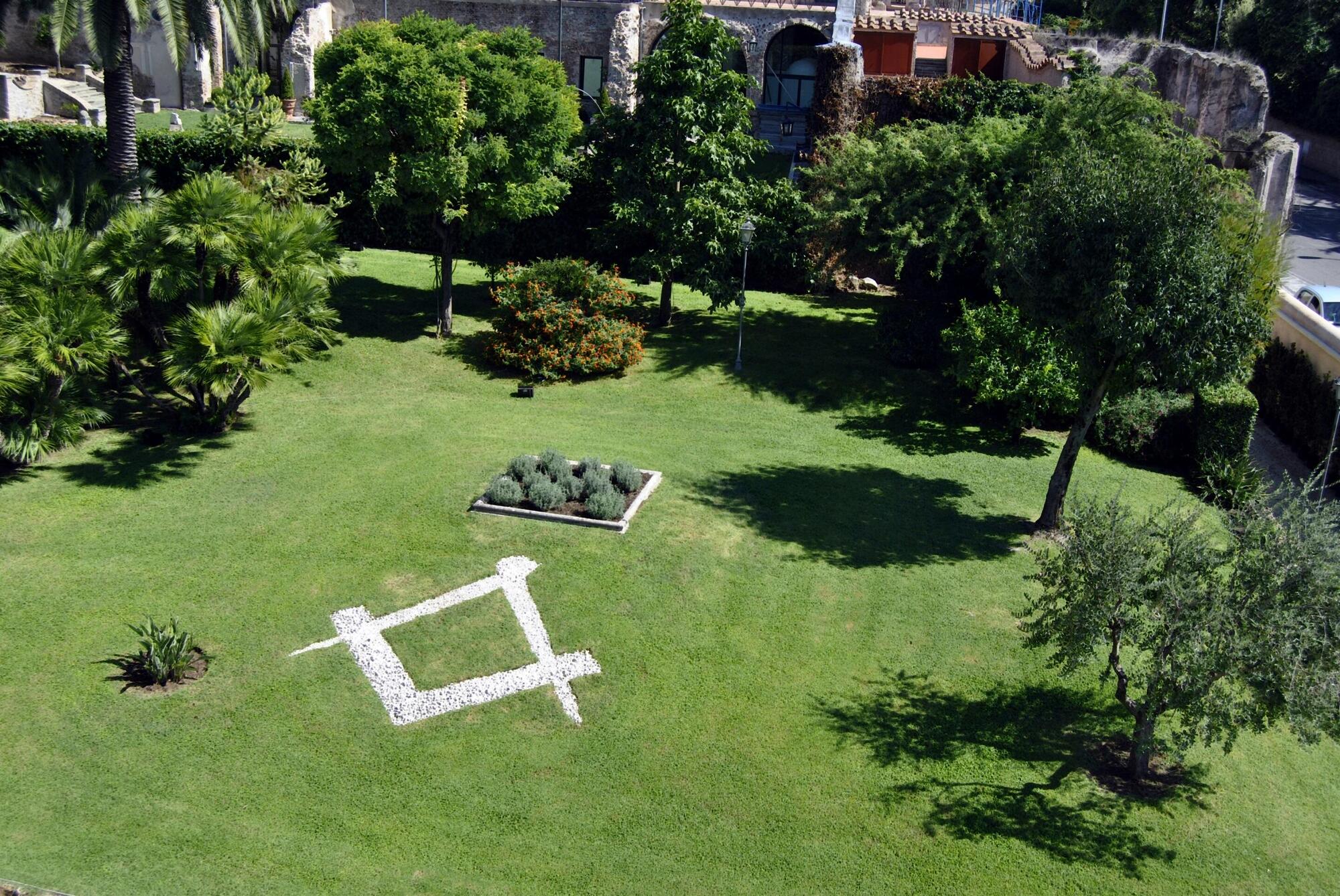 Il giardino del Vascello, sede del Grande Oriente d&#039;Italia 