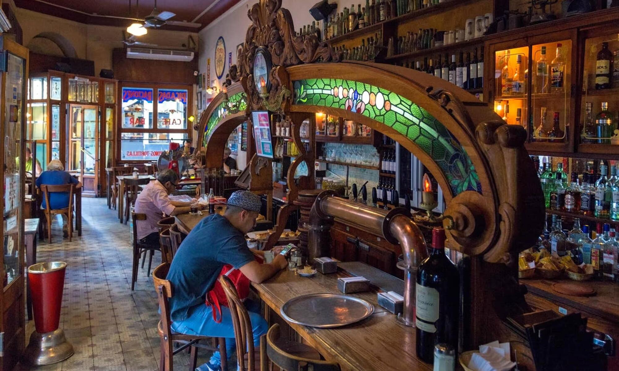 Uno storico caff&eacute; argentino a Buenos Aires