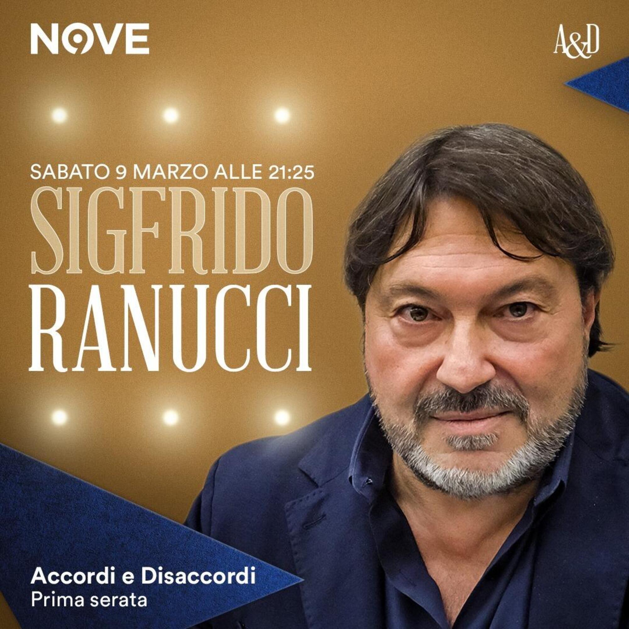 La locandina di Sigfrido Ranucci ad Accordi&amp;Disaccordi