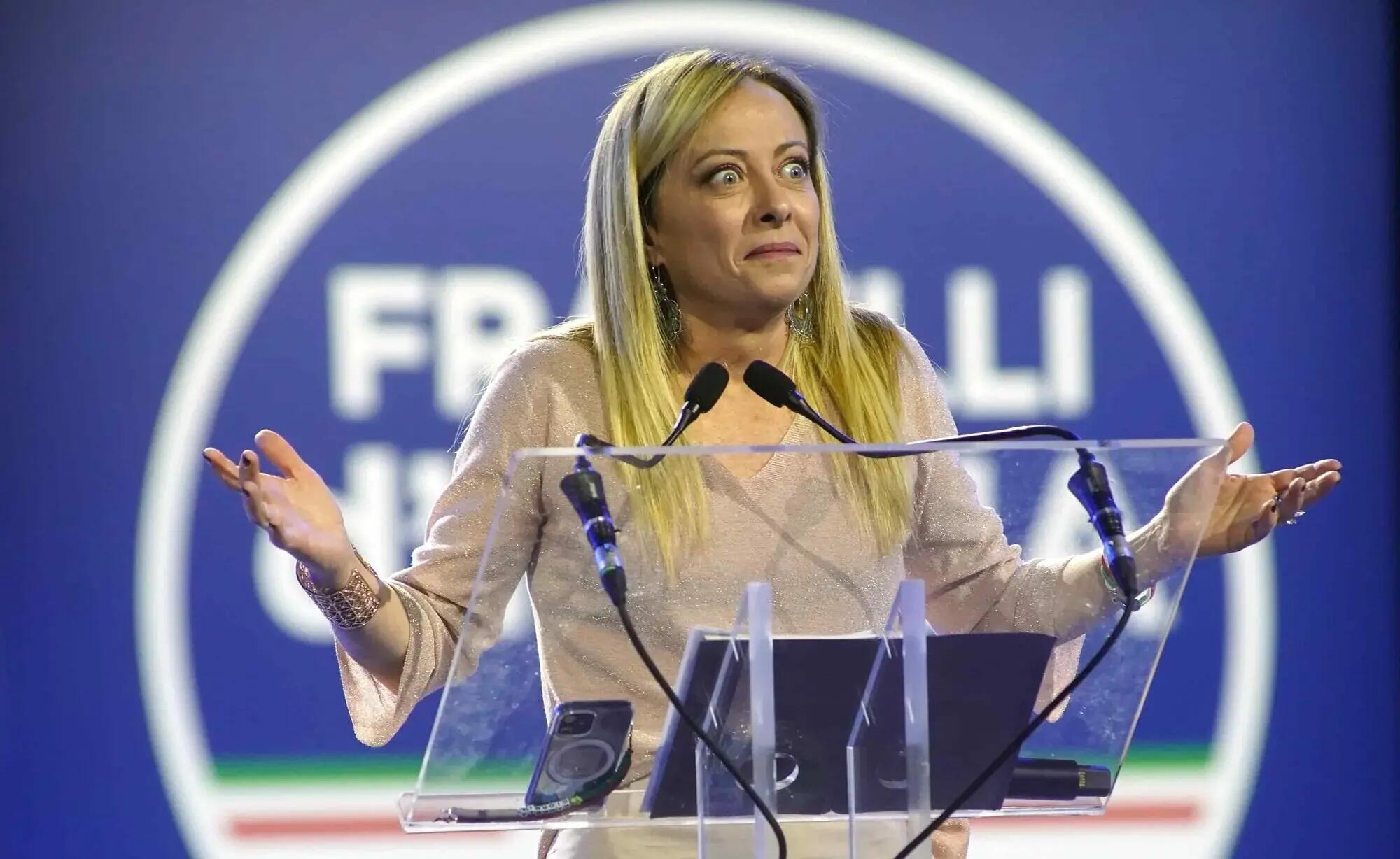 La premier Giorgia Meloni