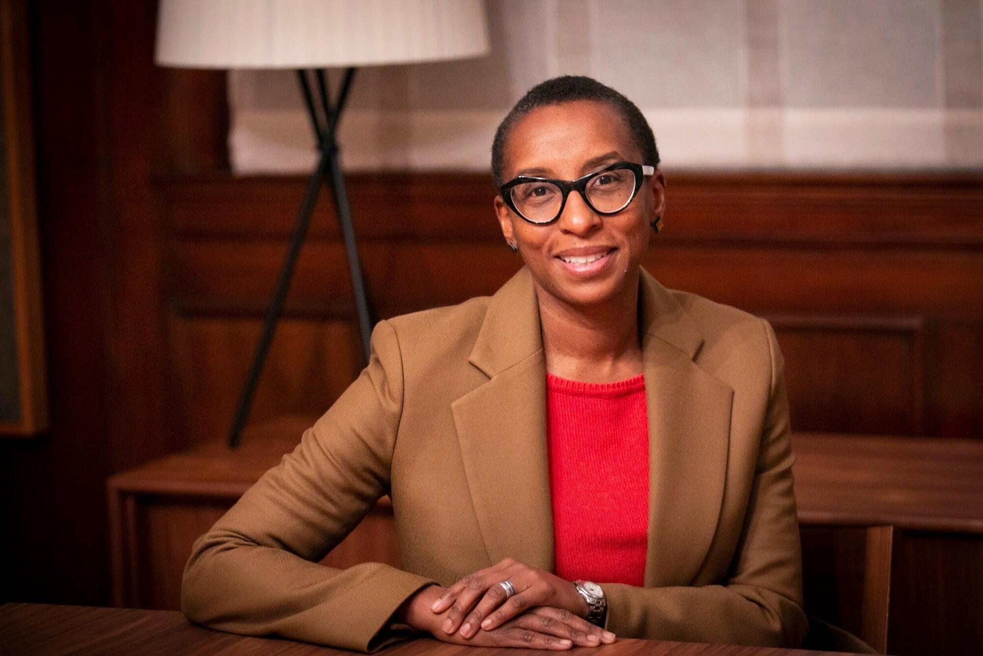 L'ex presidente di Harvard Claudine Gay
