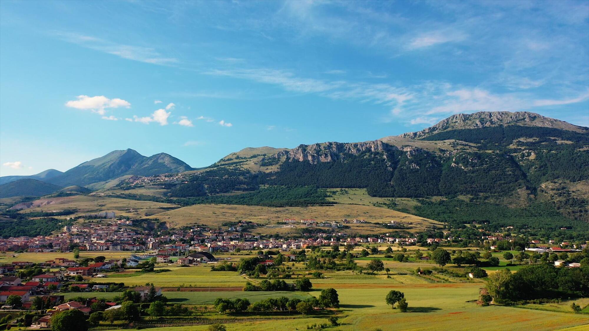 Paesaggio della Val D'Agri in Lucania