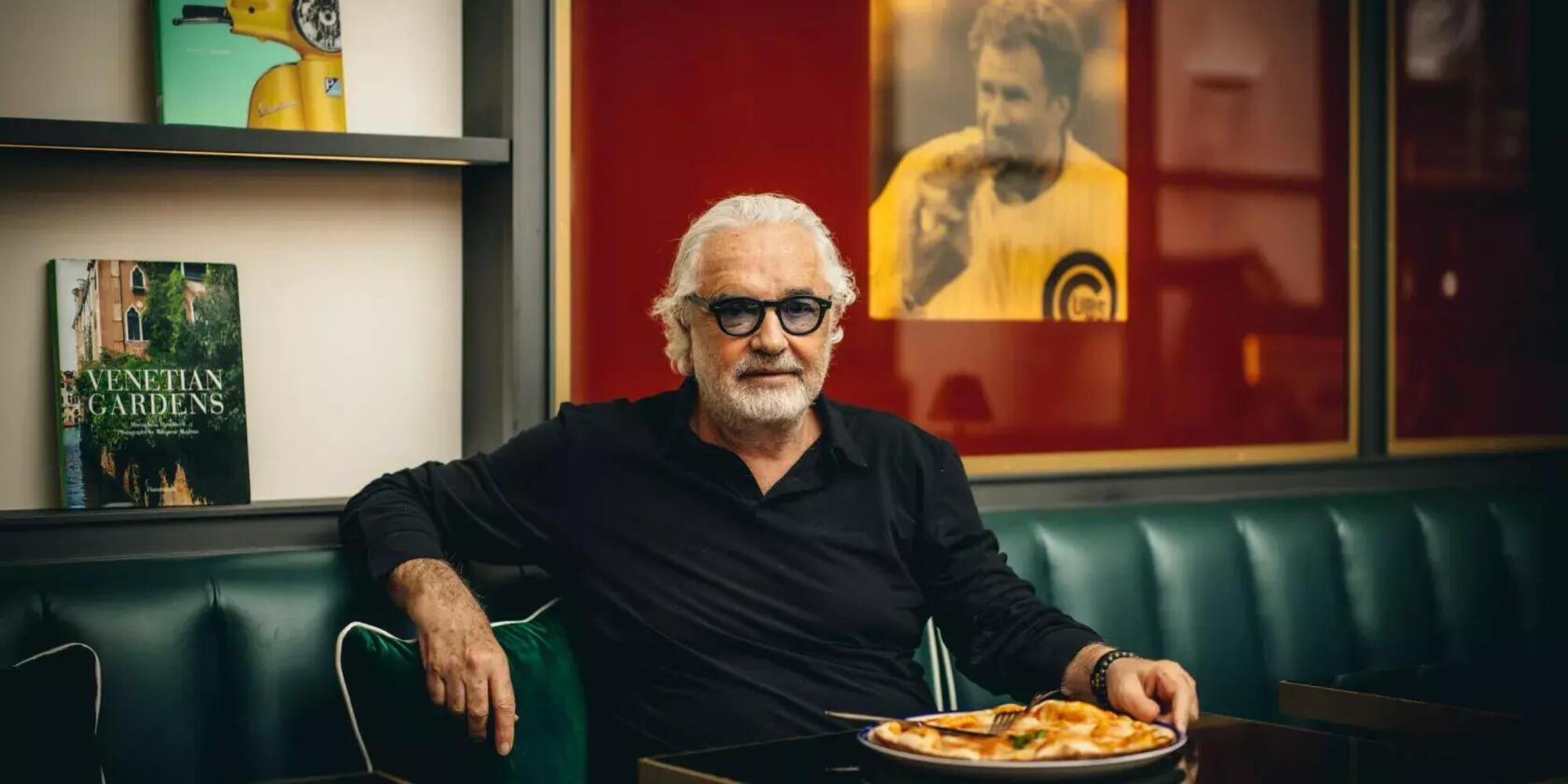 Flavio Briatore al Crazy Pizza