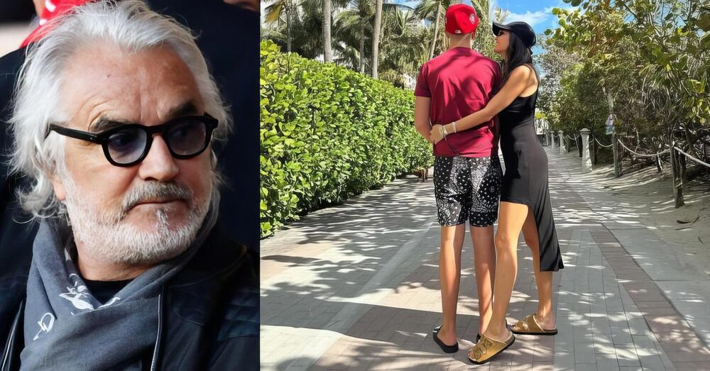 &Egrave; giallo. Cos&rsquo;ha in testa Nathan Falco Briatore? &Egrave; il compleanno del figlio di Flavio e Elisabetta Gregoraci e, tra gli auguri, spunta una novit&agrave;