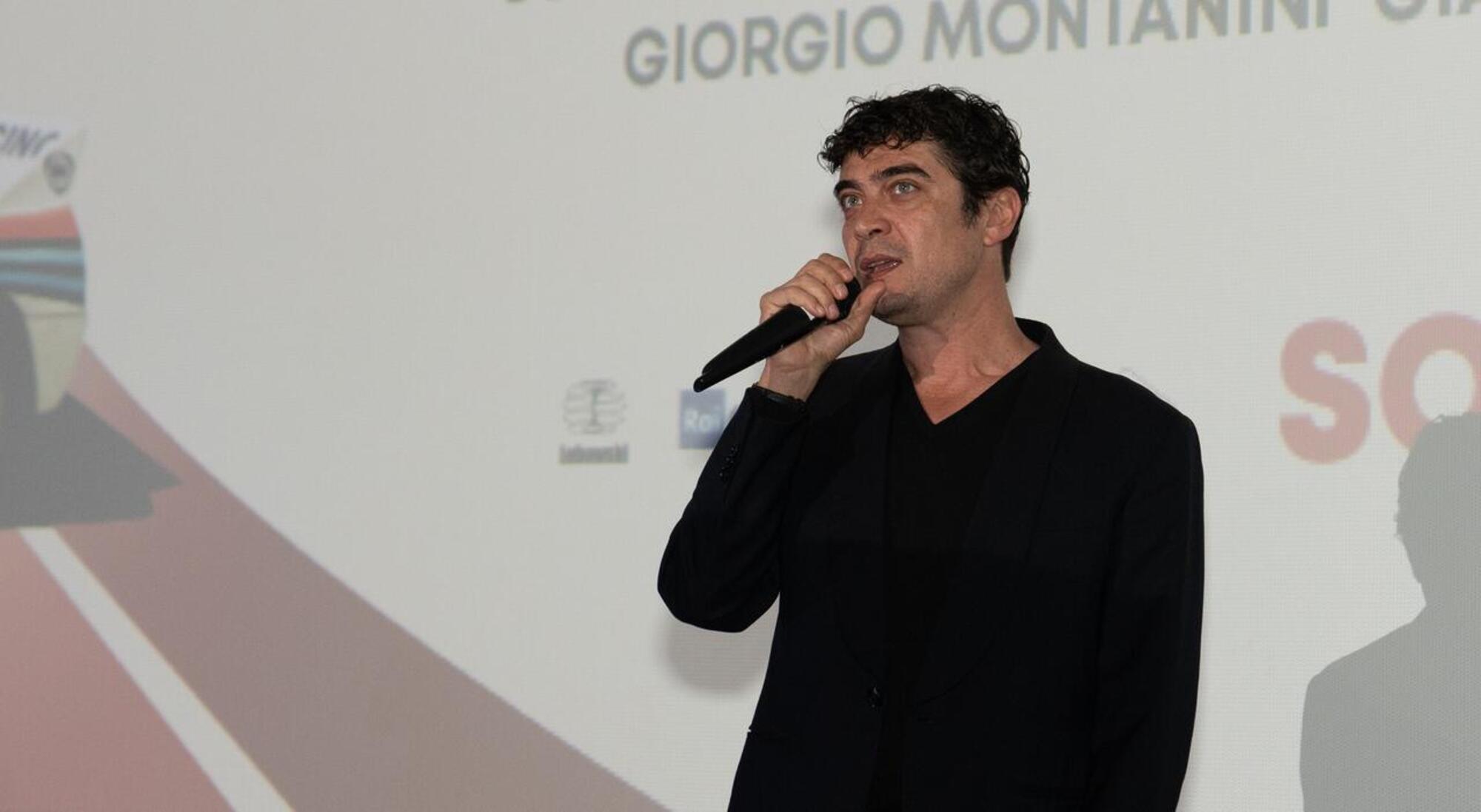 Riccardo Scamarcio all&#039;anteprima del suo ultimo film, &quot;Race for glory&quot;