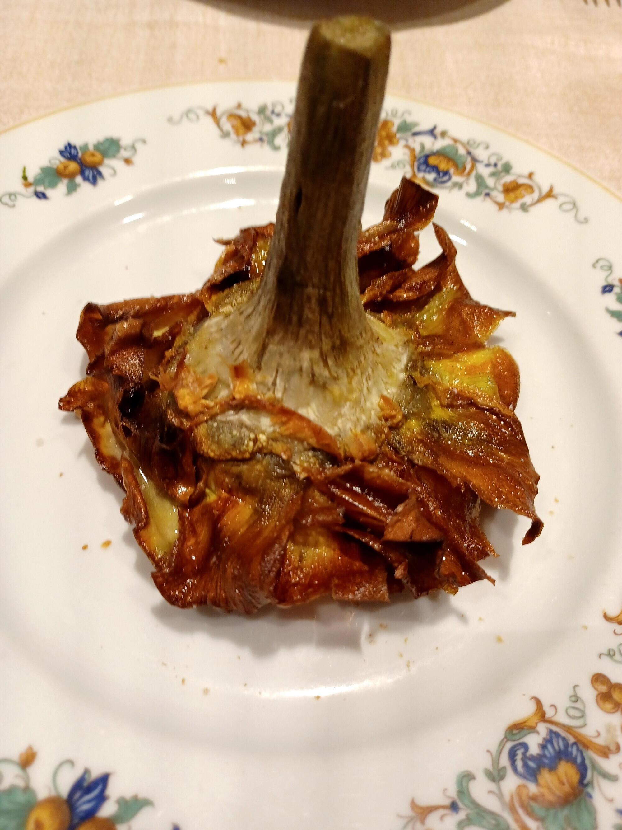 Piatto di carfioco alla giudìa