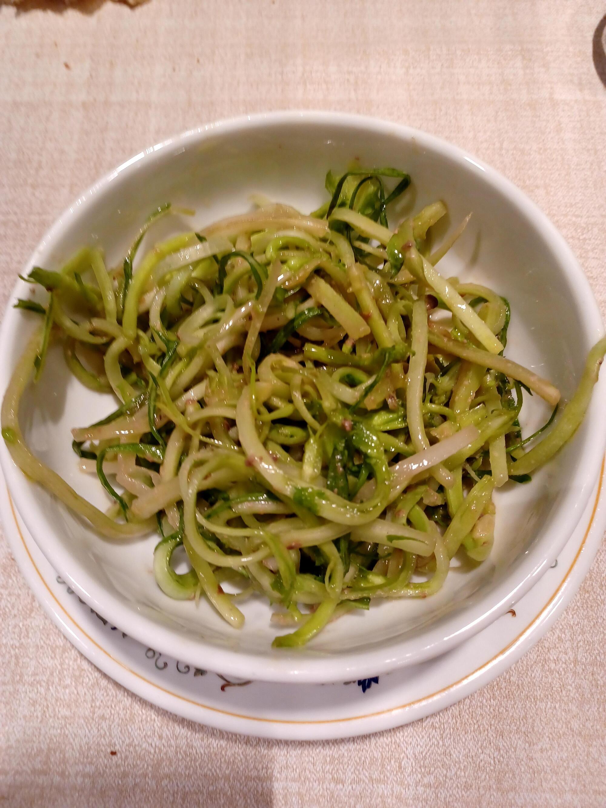 Piatto di puntarelle