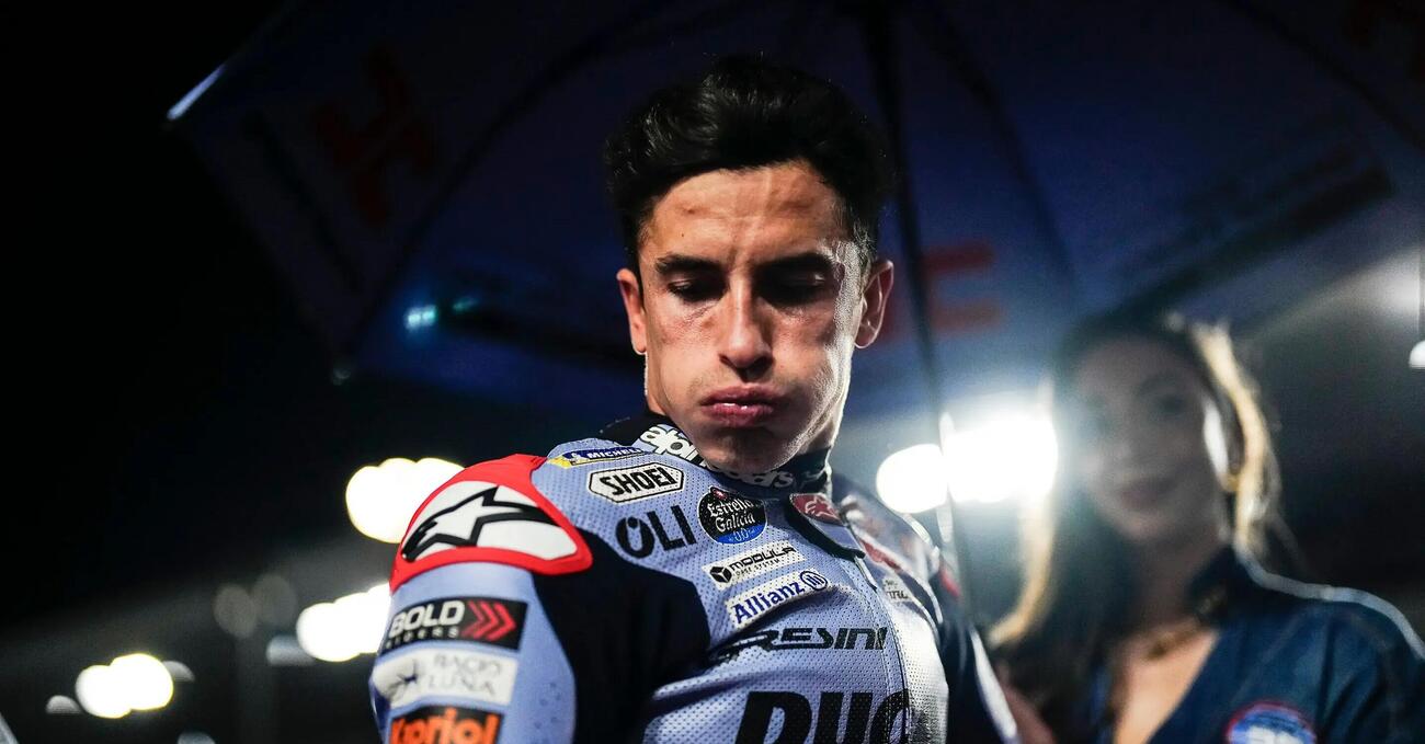 Marc Marquez arriva a Portim&atilde;o con il braccio destro fasciato e un record da battere con la Ducati